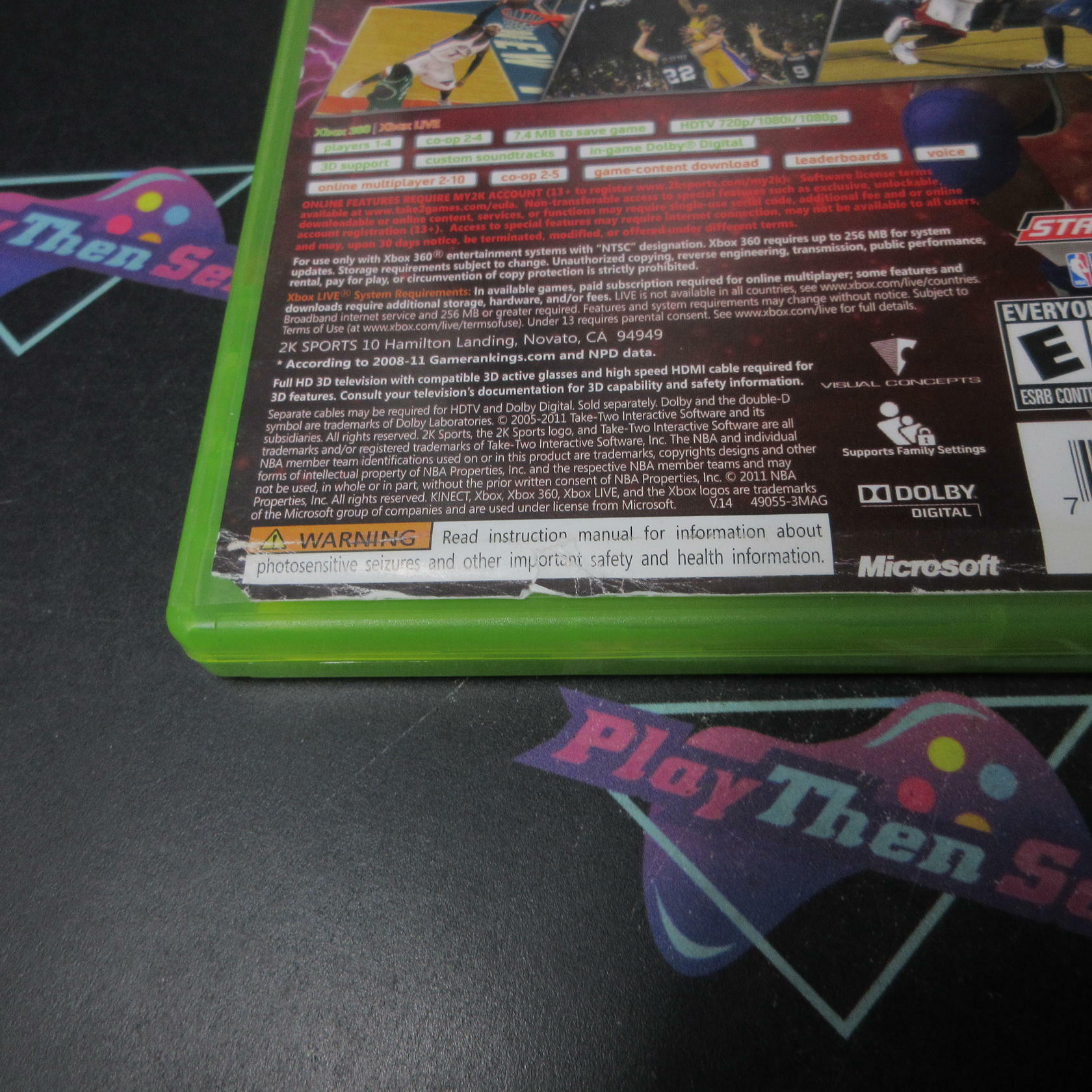 NBA 2k12 Magic Johnson Xbox 360 AD/NM - Very Good