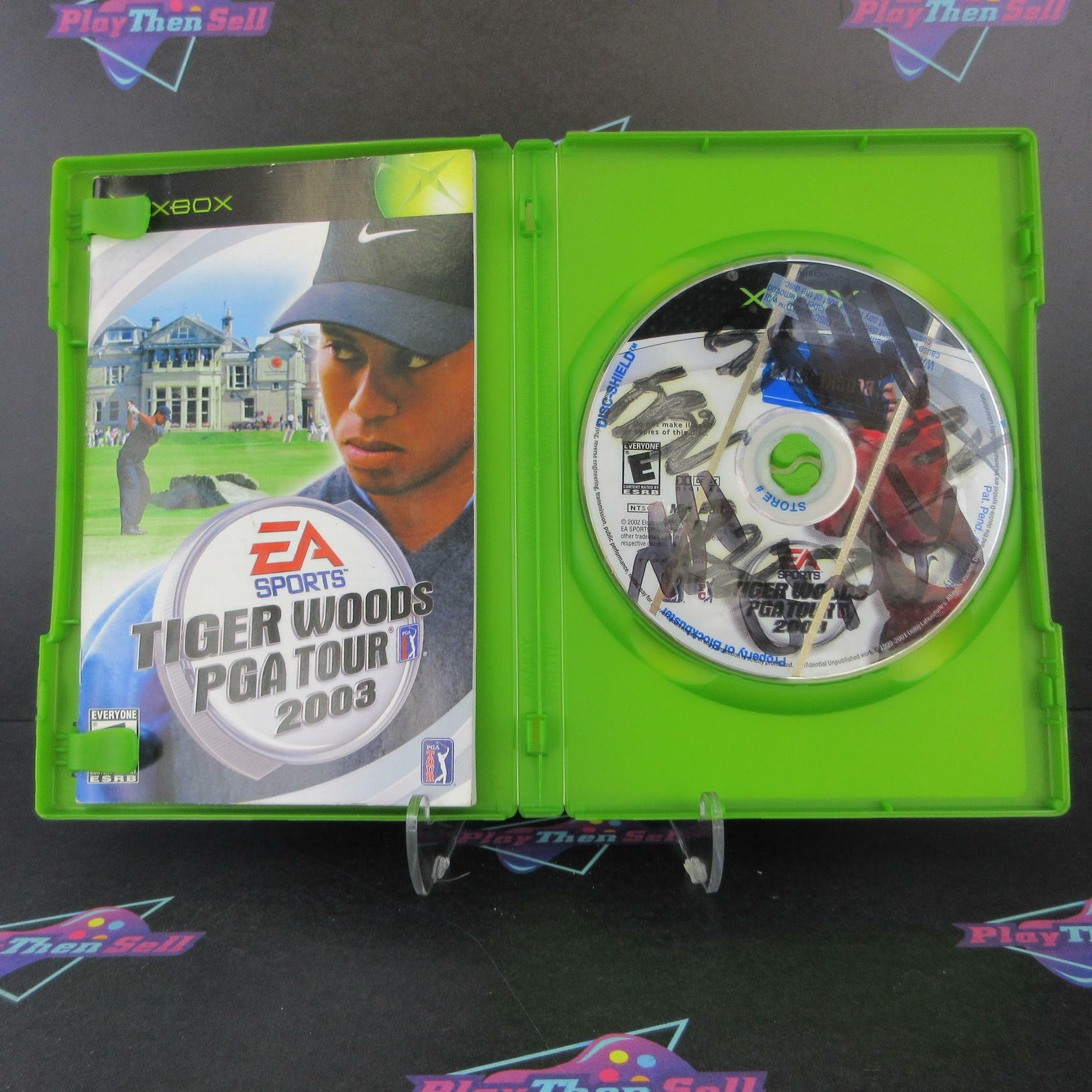 Tiger Woods PGA Tour 2003 Xbox AD/DD Complete CIB - Very Good