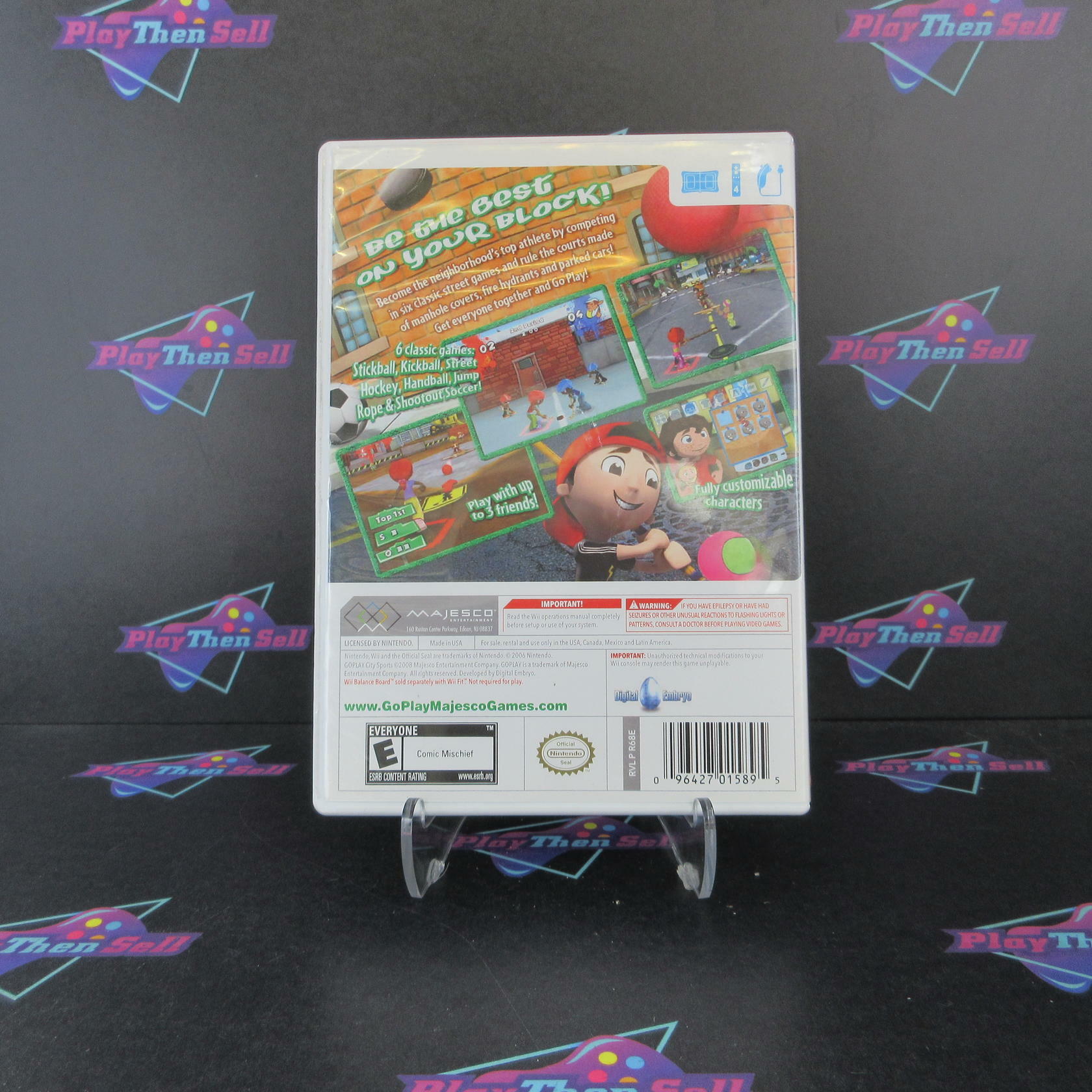Go Play City Sports Nintendo Wii AD Complete CIB - Very Good