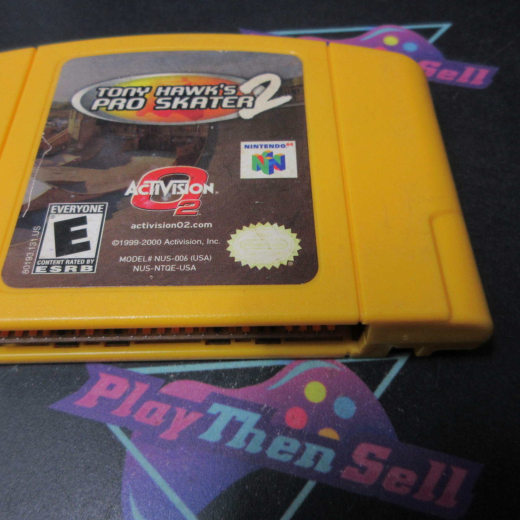 Tony Hawk Pro Skater 2 N64 Nintendo 64 Cartridge Only AD Authentic / Tested - Very Good