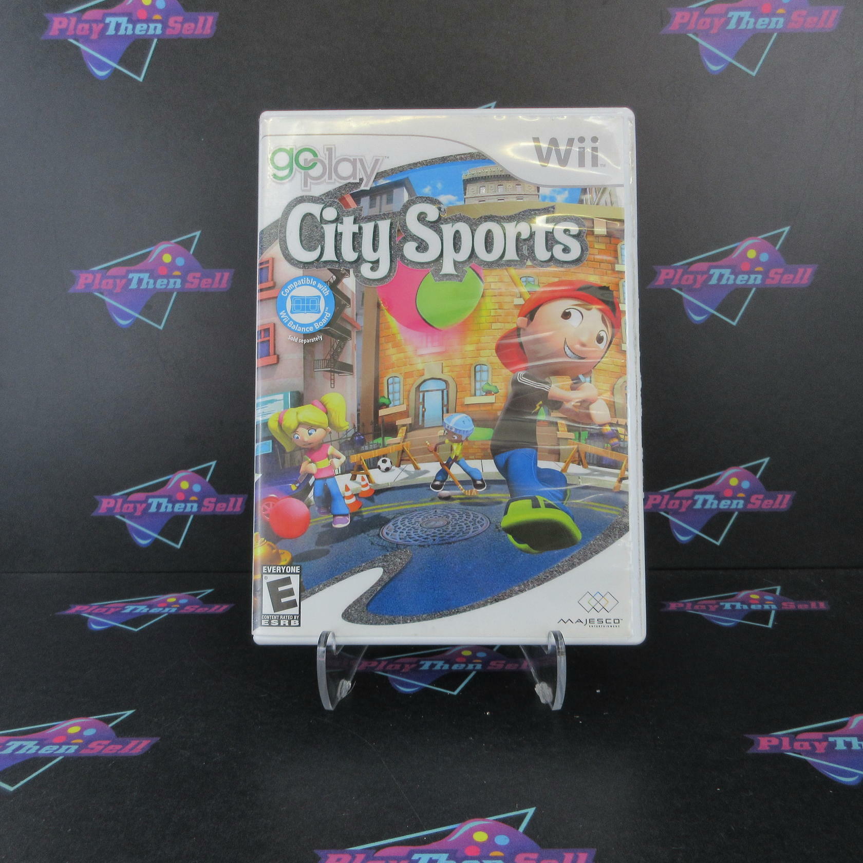 Go Play City Sports Nintendo Wii AD Complete CIB - Very Good
