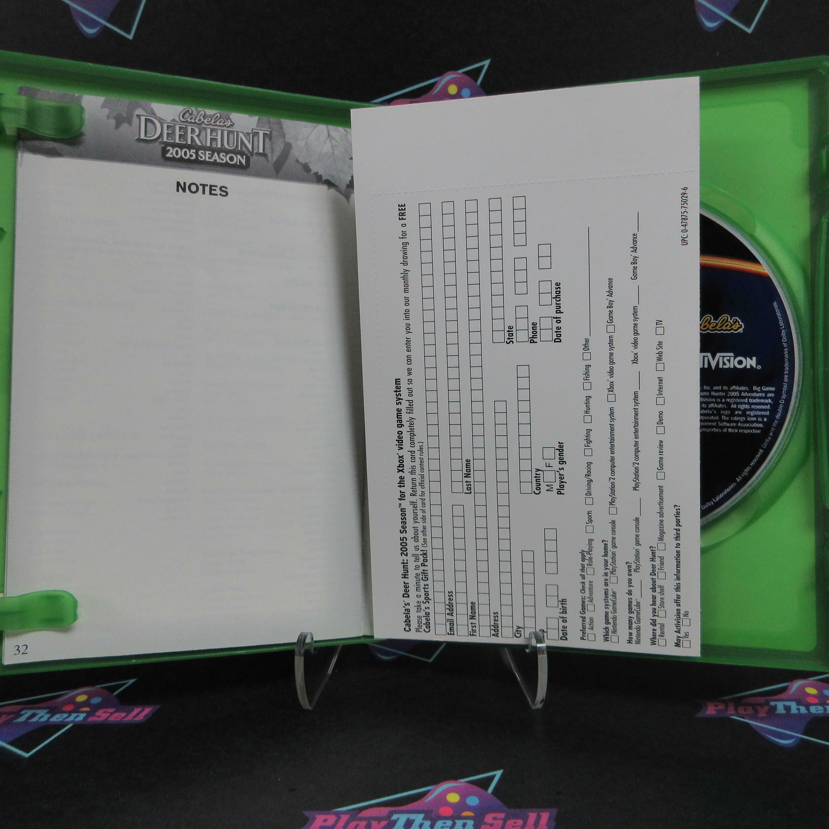 Cabela's Deer Hunt 2005 Season Xbox + Reg Card Complete - Refurbished