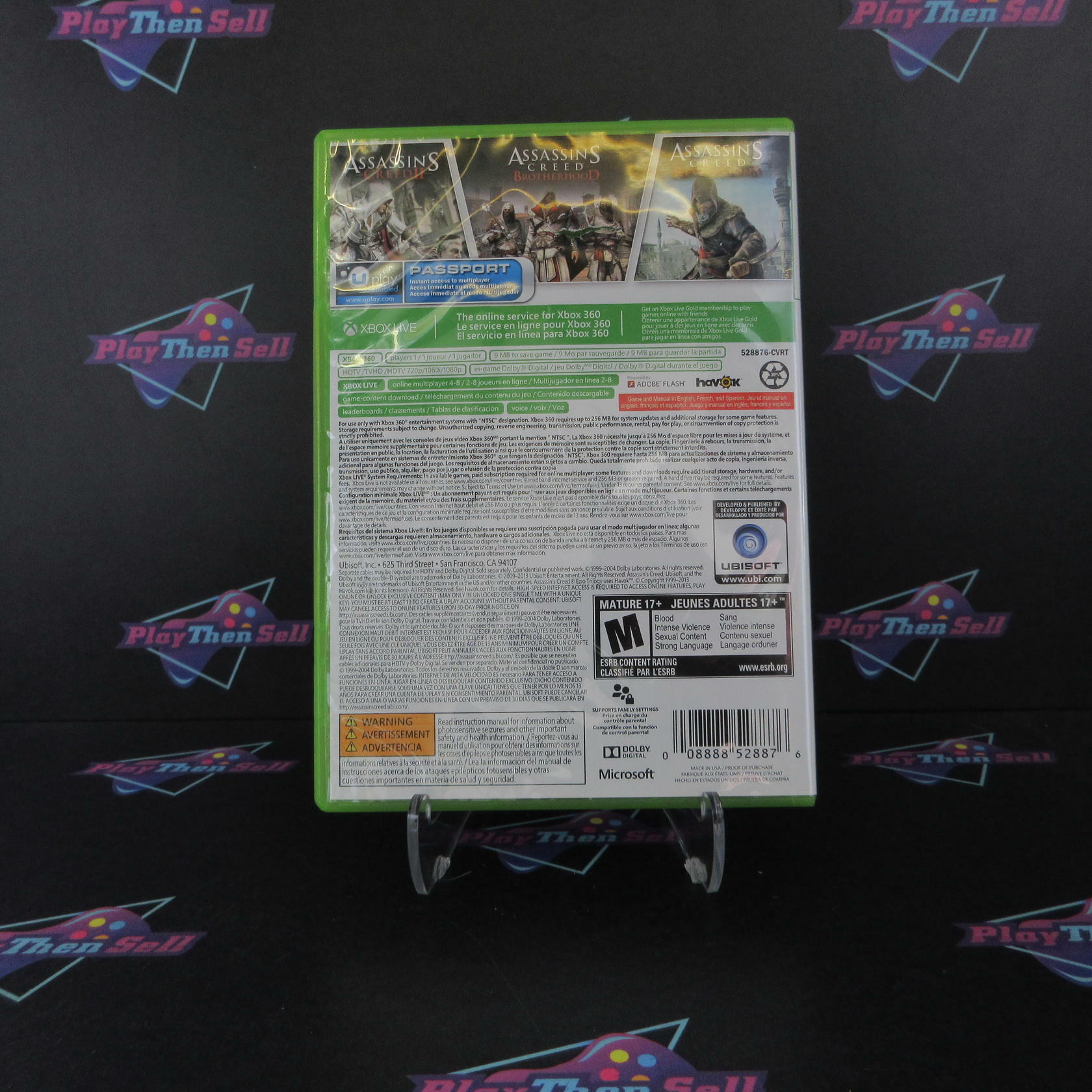 Assassin's Creed Ezio Trilogy Xbox 360 AD Complete CIB - Very Good