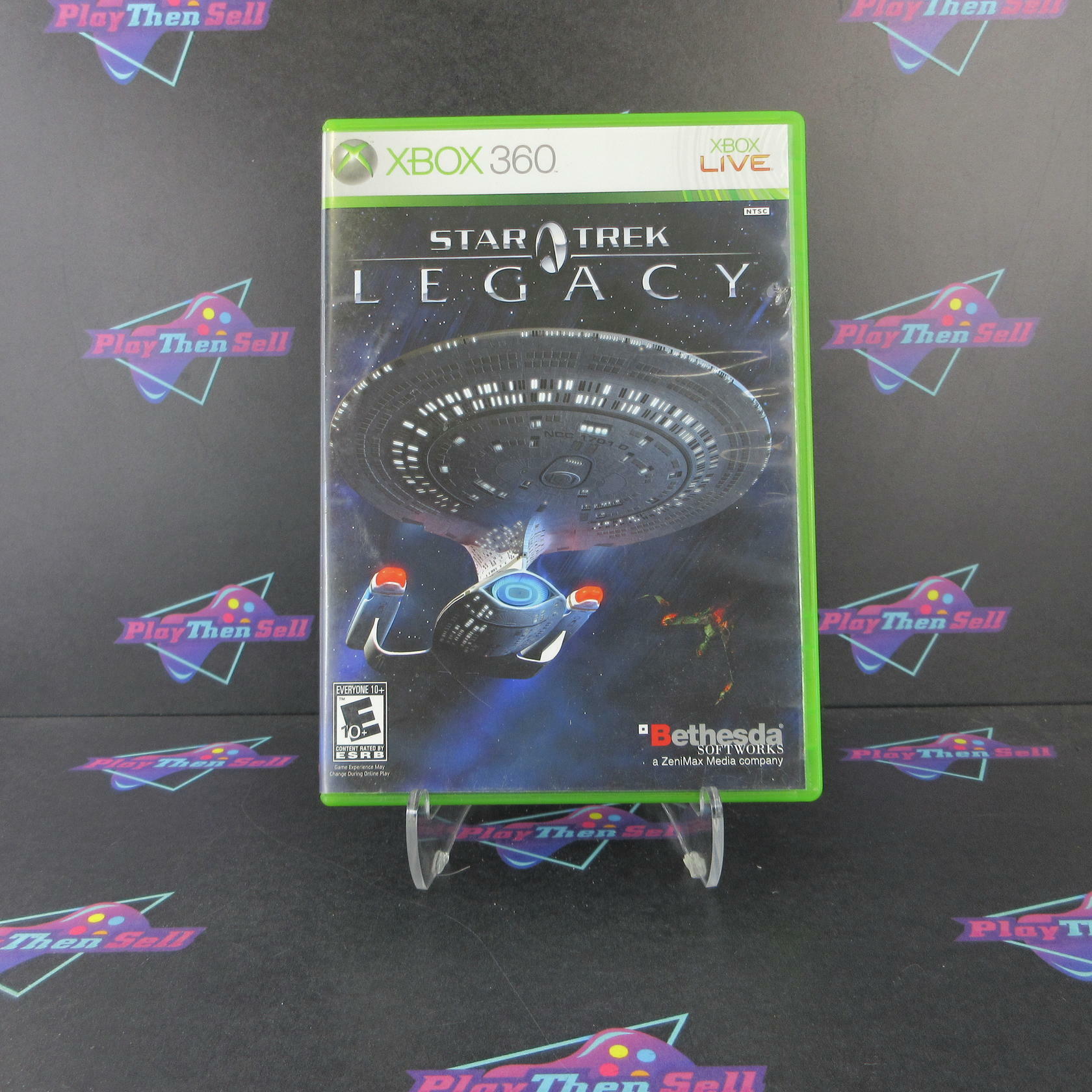 Star Trek Legacy Xbox 360 MD Complete CIB - Very Good