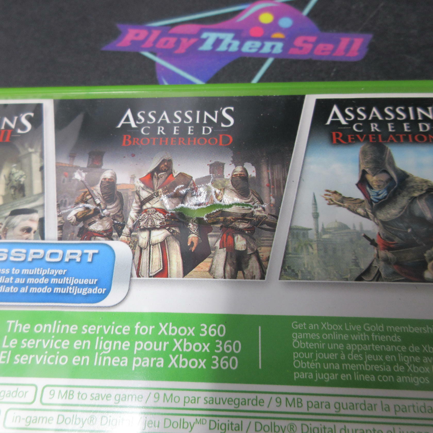 Assassin's Creed Ezio Trilogy Xbox 360 AD Complete CIB - Very Good
