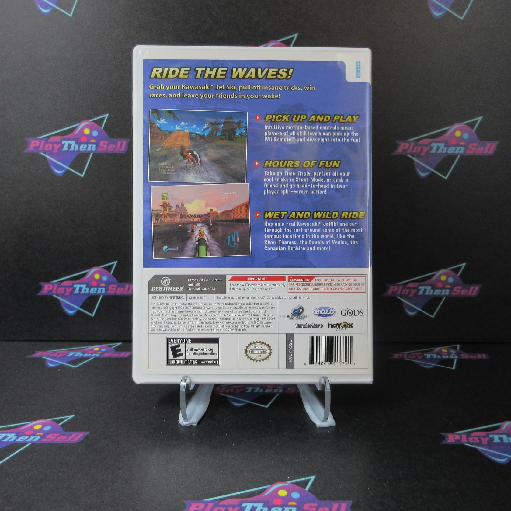 Kawasaki Jet Ski Nintendo Wii Complete - Excellent