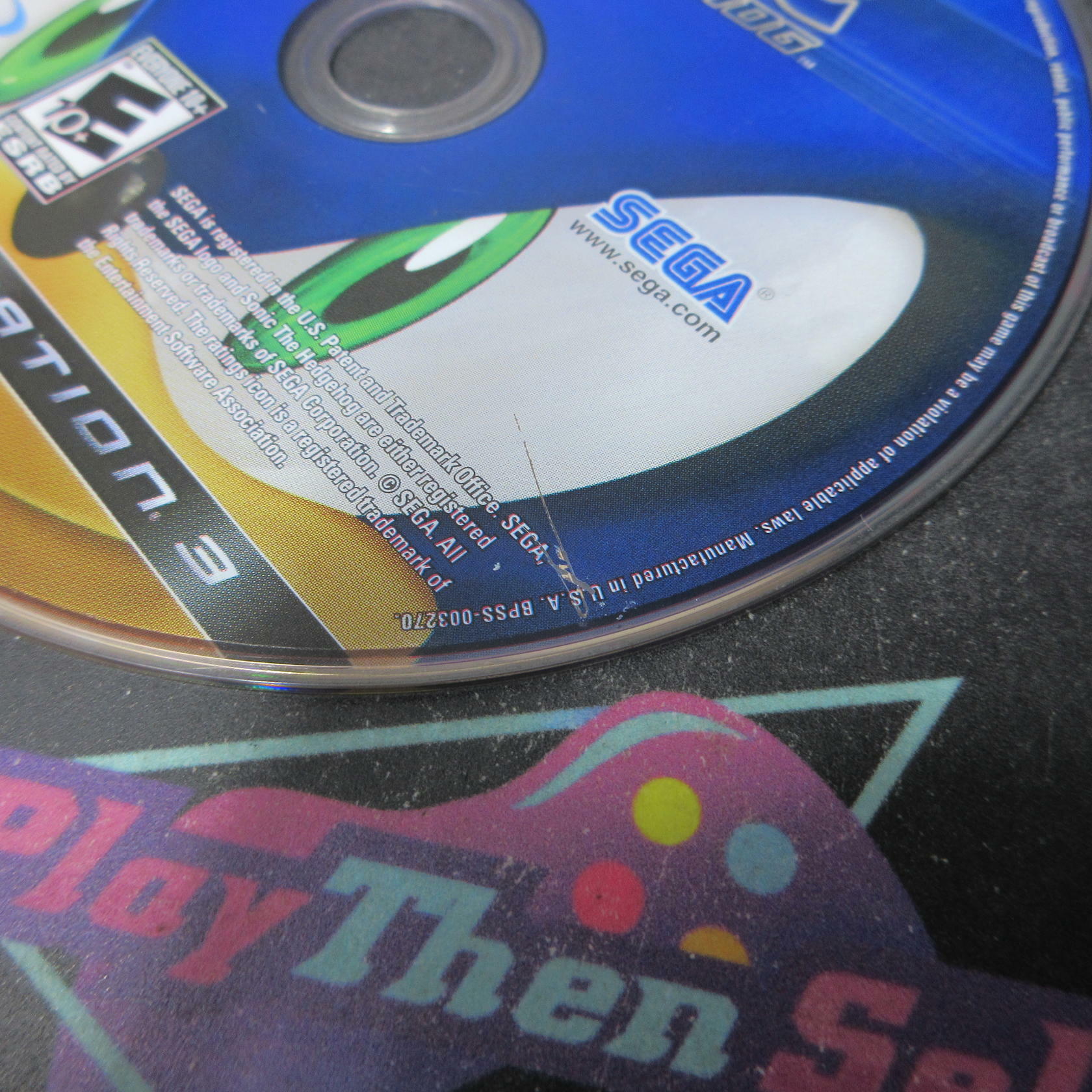 Sonic the Hedgehog PS3 PlayStation 3 DD/NM - Very Good