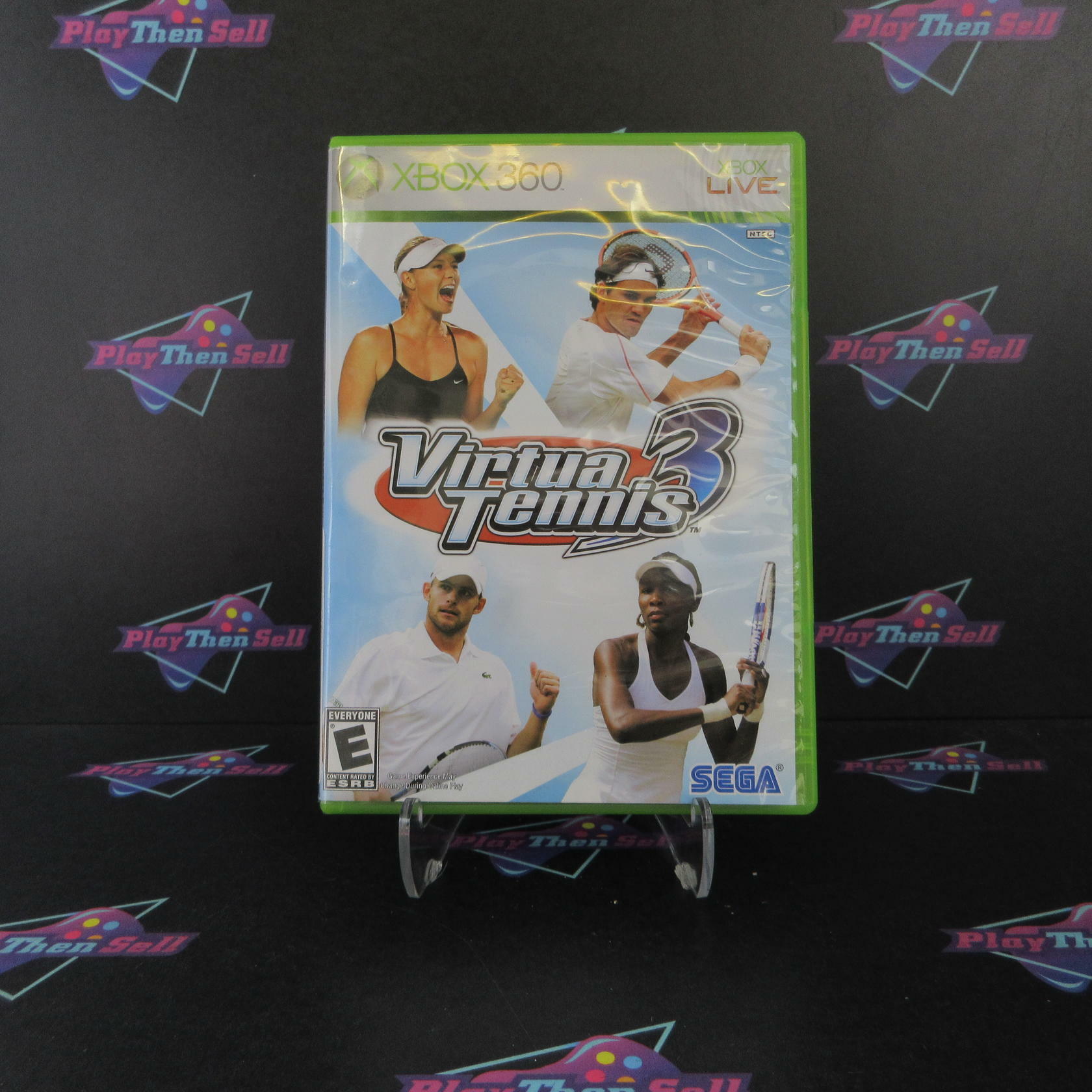Virtua Tennis 3 Xbox 360 Rental Art - Very Good