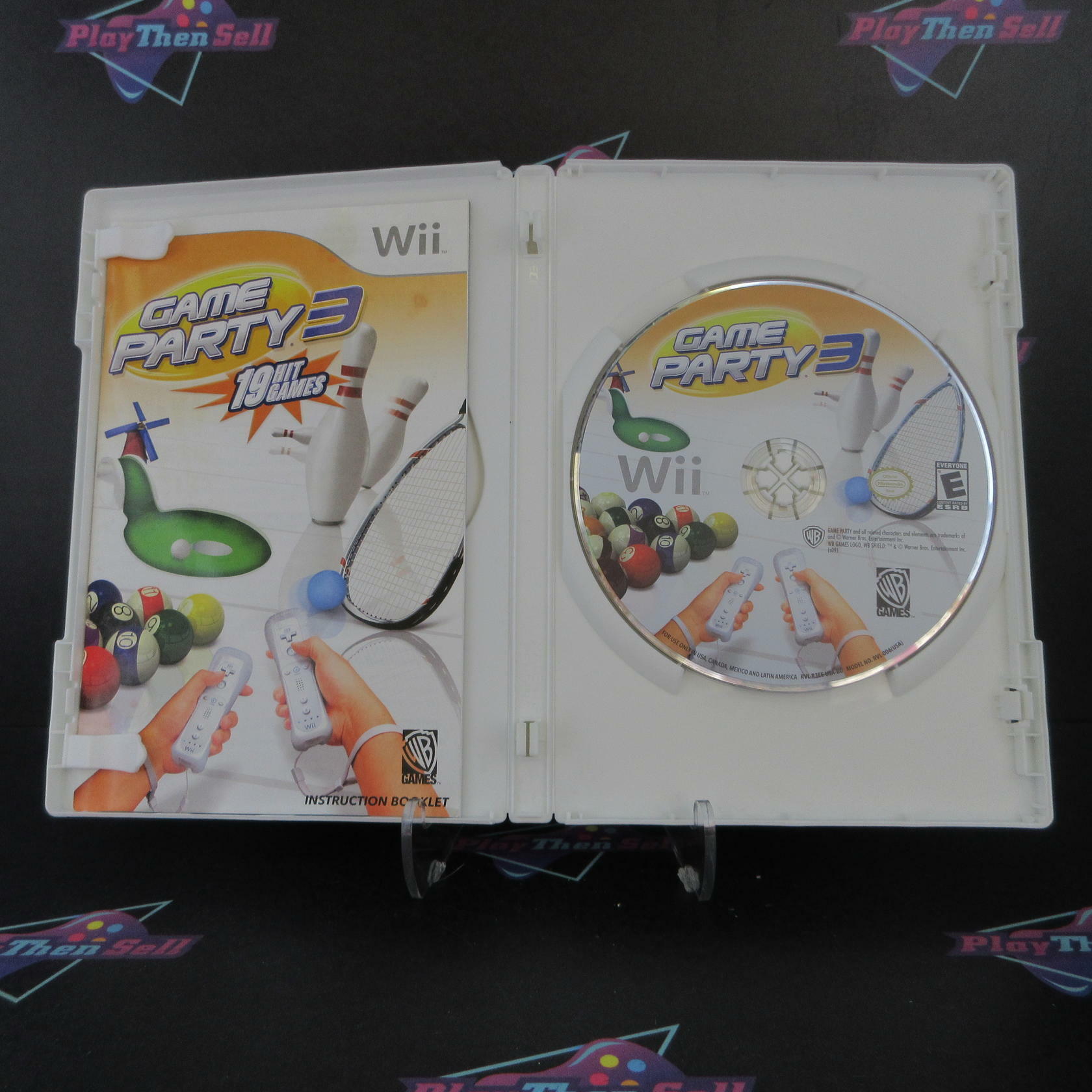 Game Party 3 Nintendo Wii MD Complete CIB - Very Good