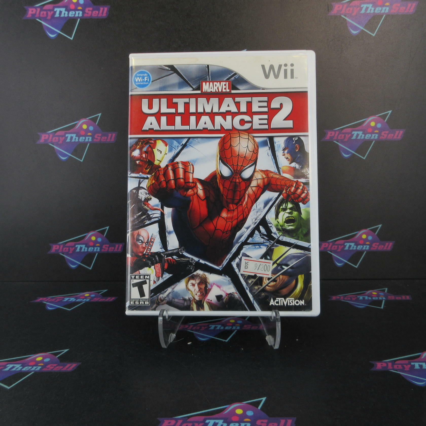 Marvel Ultimate Alliance 2 Nintendo Wii AD/MD Complete CIB - Very Good
