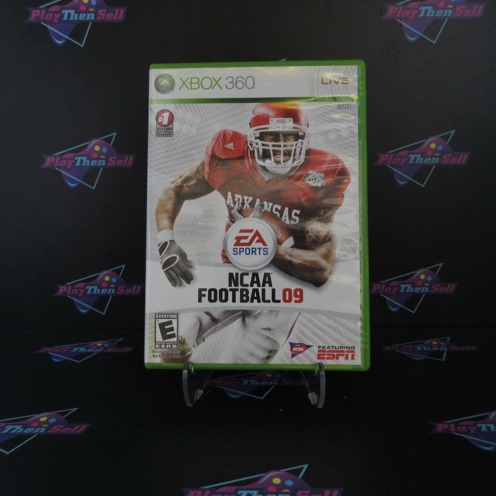 NCAA Football 09 Xbox 360 AD Complete CIB - Very Good