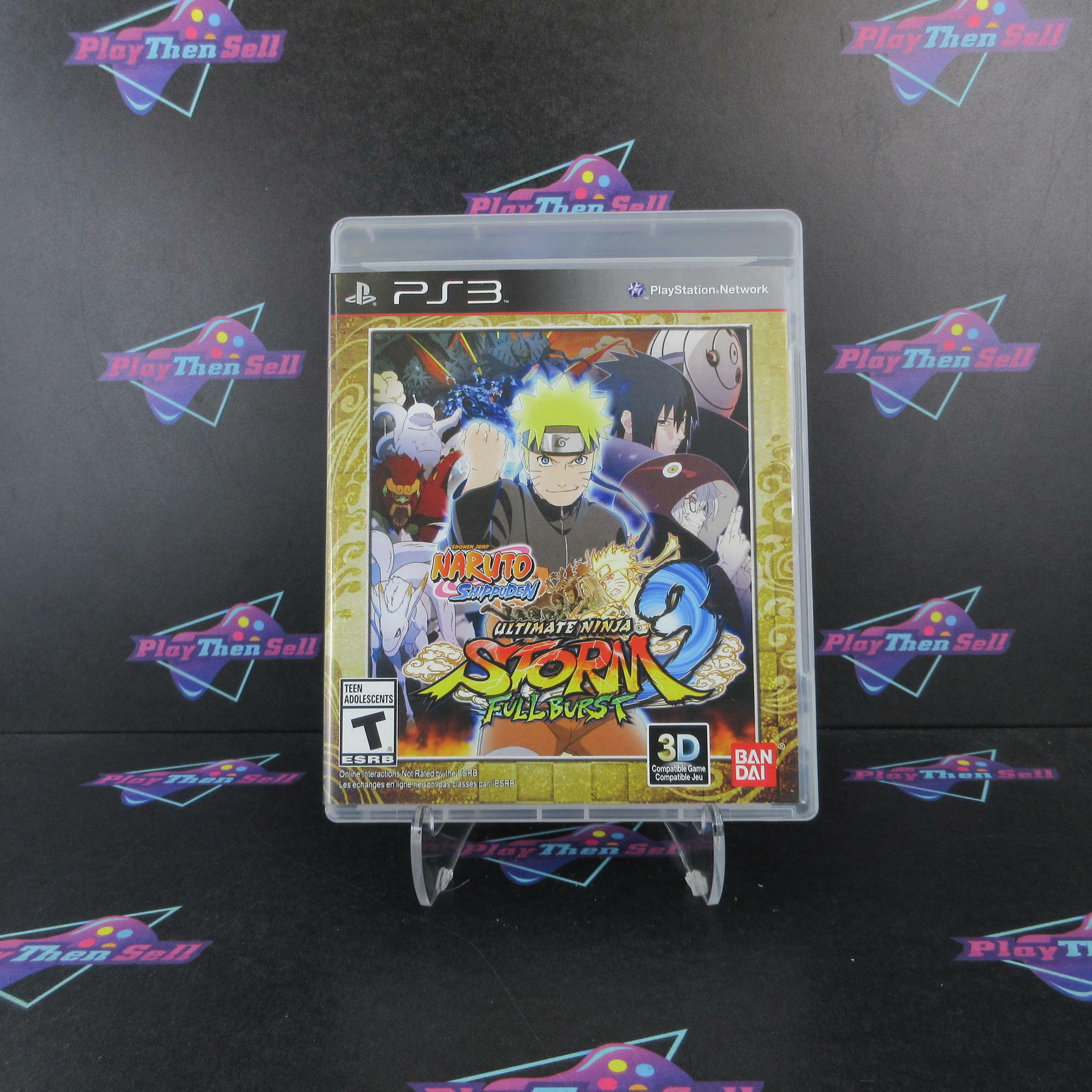 Naruto Shippuden Ultimate Storm 3 Full Burst PS3 PlayStation 3 CIB - Excellent