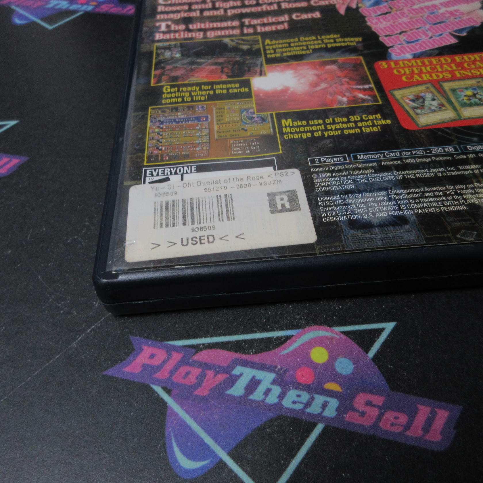 Yu-Gi-Oh! Duelists of the Roses PS2 PlayStation 2 GH AD/NM - Very Good