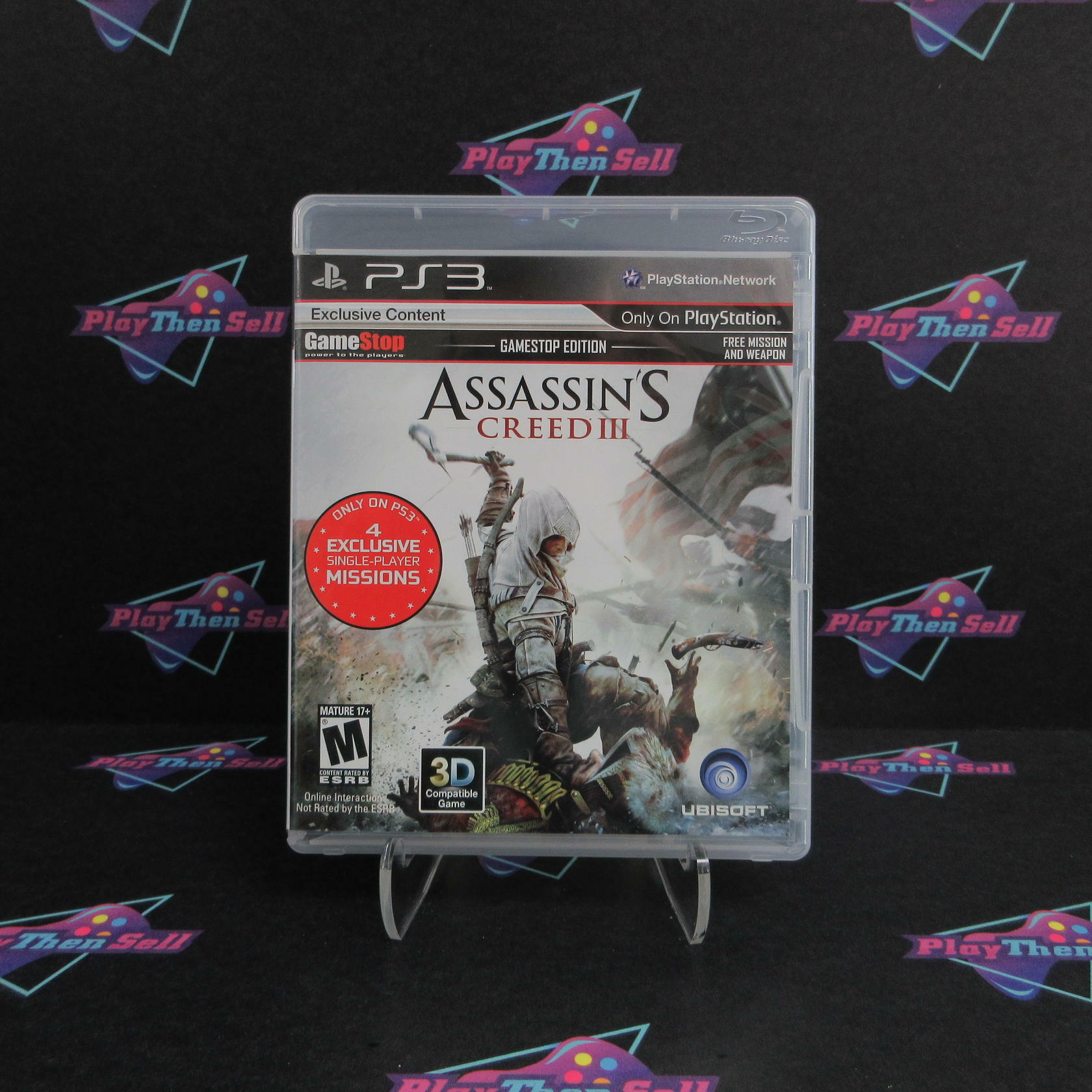 Assassin's Creed III GameStop Edition PS3 PlayStation 3 Complete - Excellent