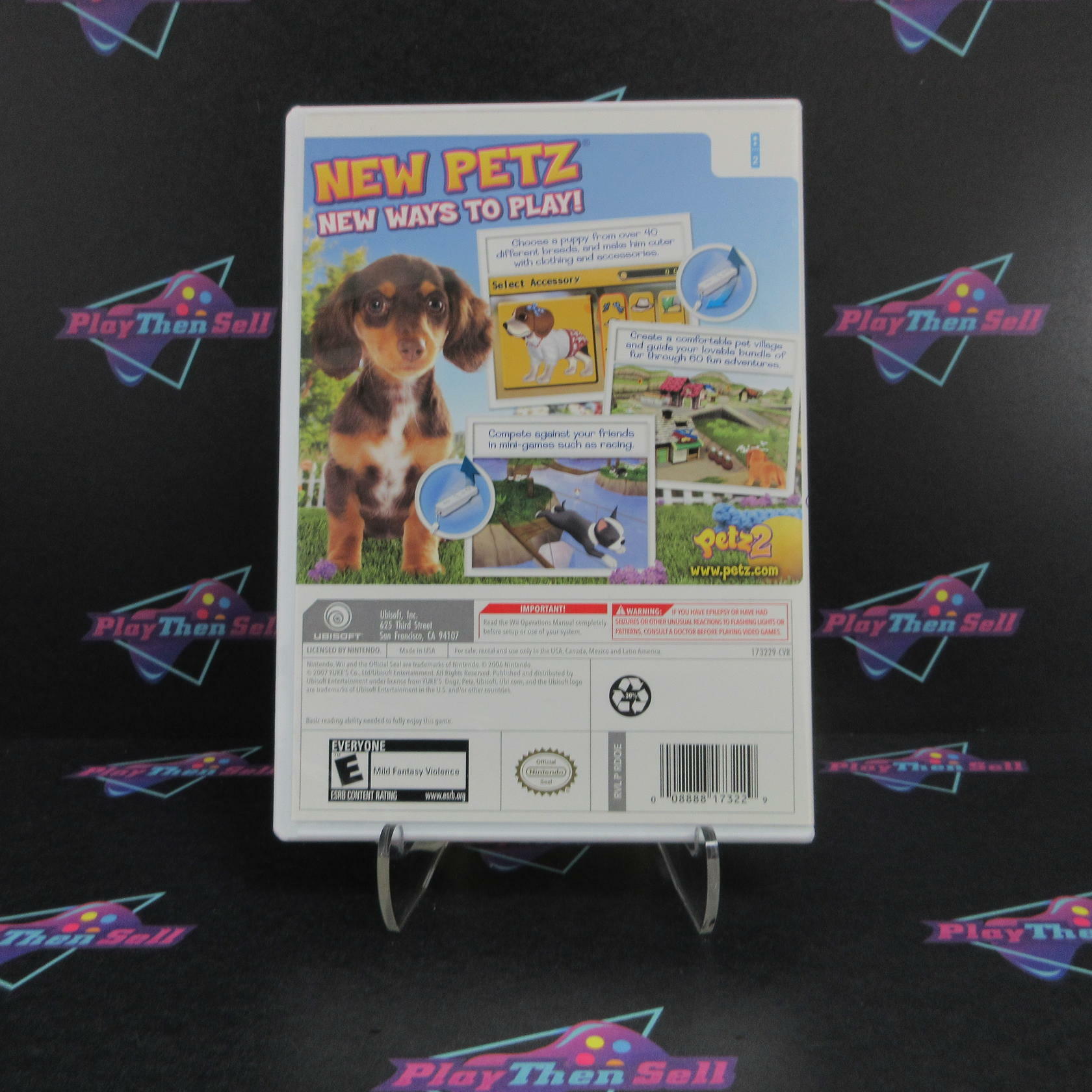 Petz Dogz 2 Nintendo Wii Complete - Excellent