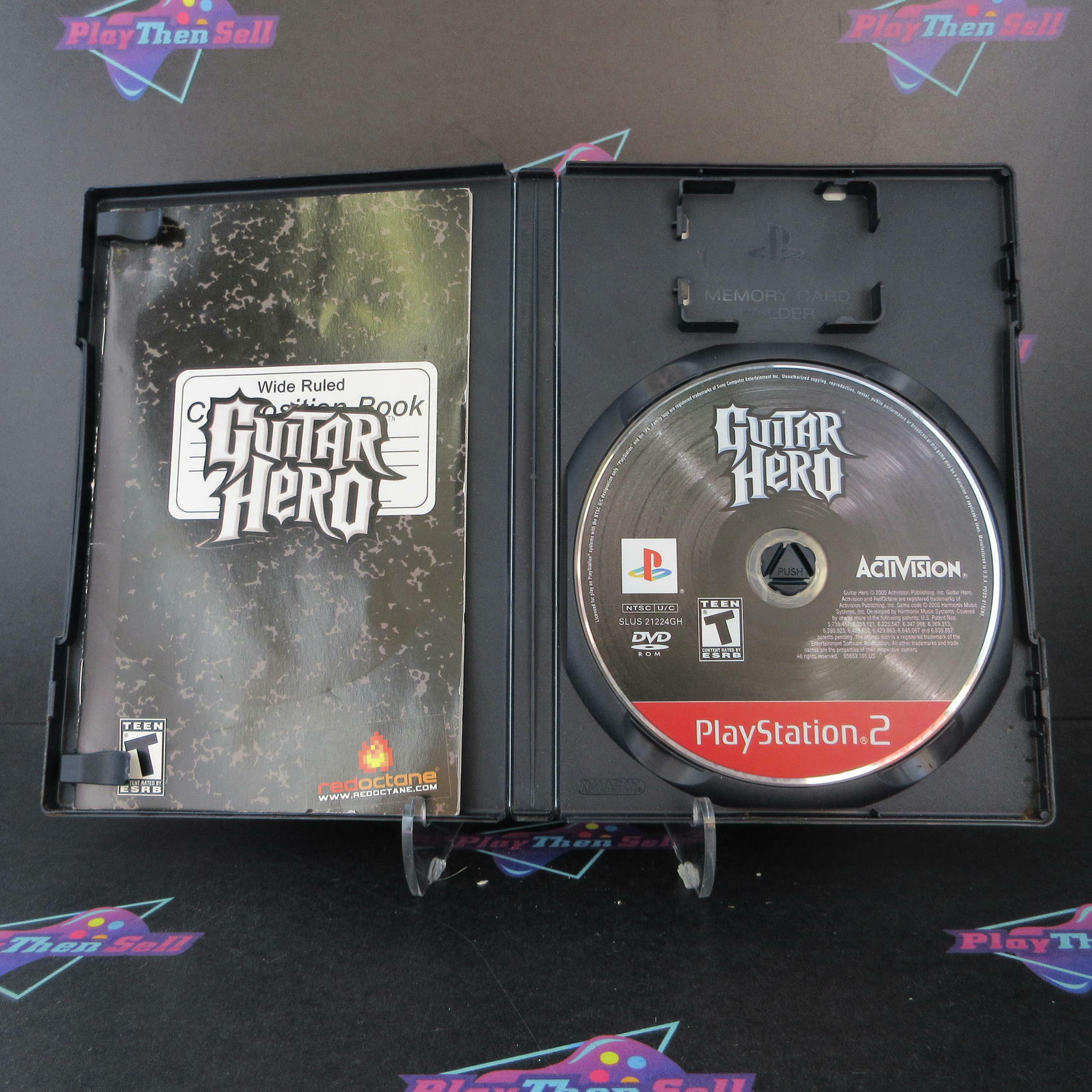Guitar Hero PS2 PlayStation 2 GH AD Complete CIB - Very Good