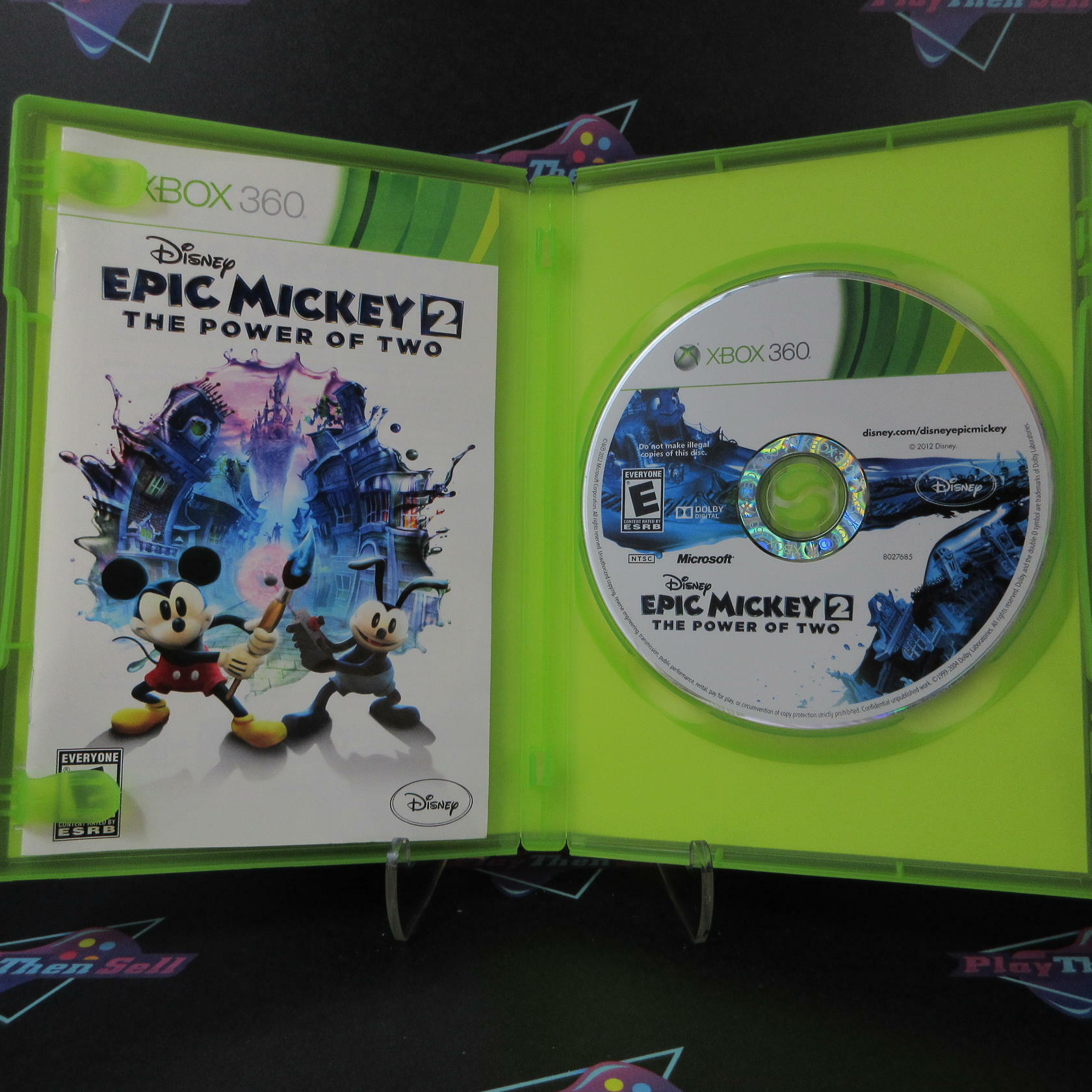 Disney Epic Mickey 2 The Power of Two Xbox 360 Complete - Excellent