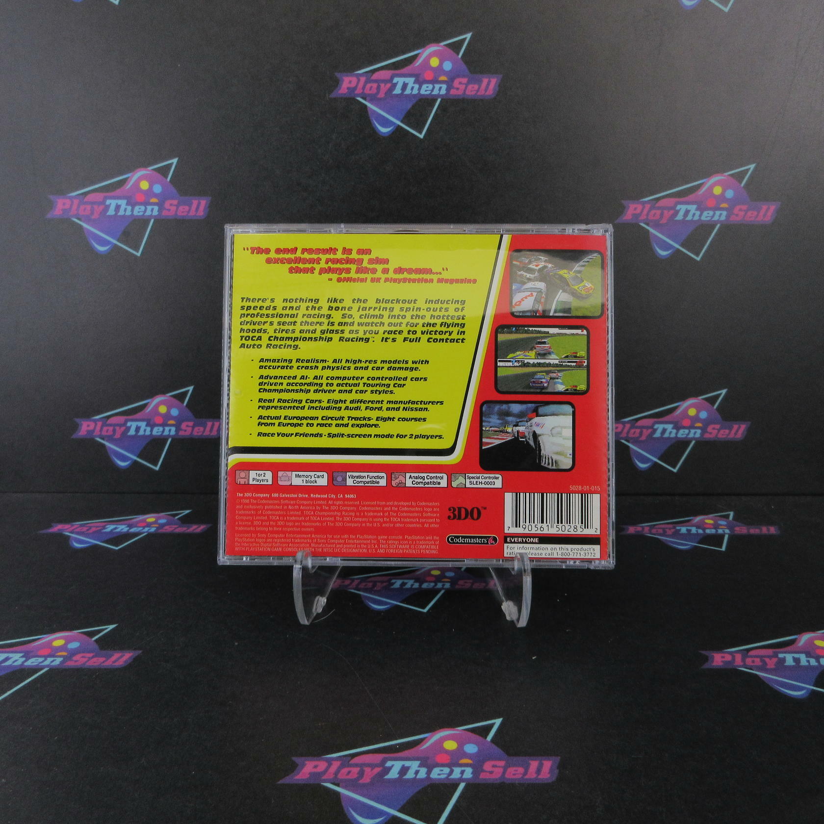 TOCA Championship Racing PS1 PlayStation 1 + Reg Card Complete - Excellent