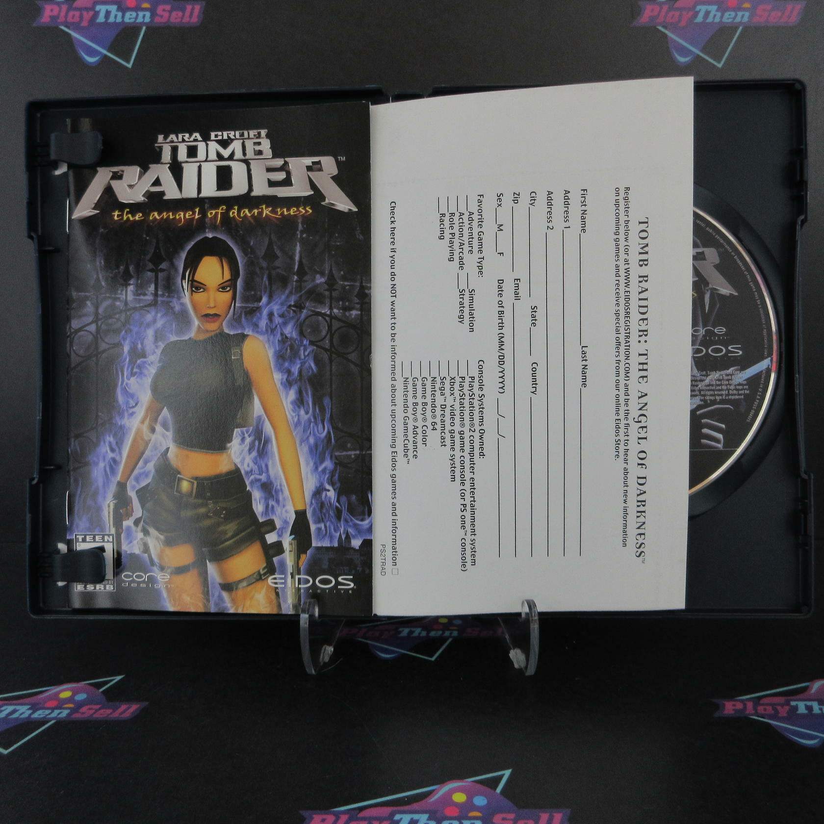 Lara Croft Tomb Raider The Angel Of Darkness PlayStation 2 + Reg CIB - Excellent