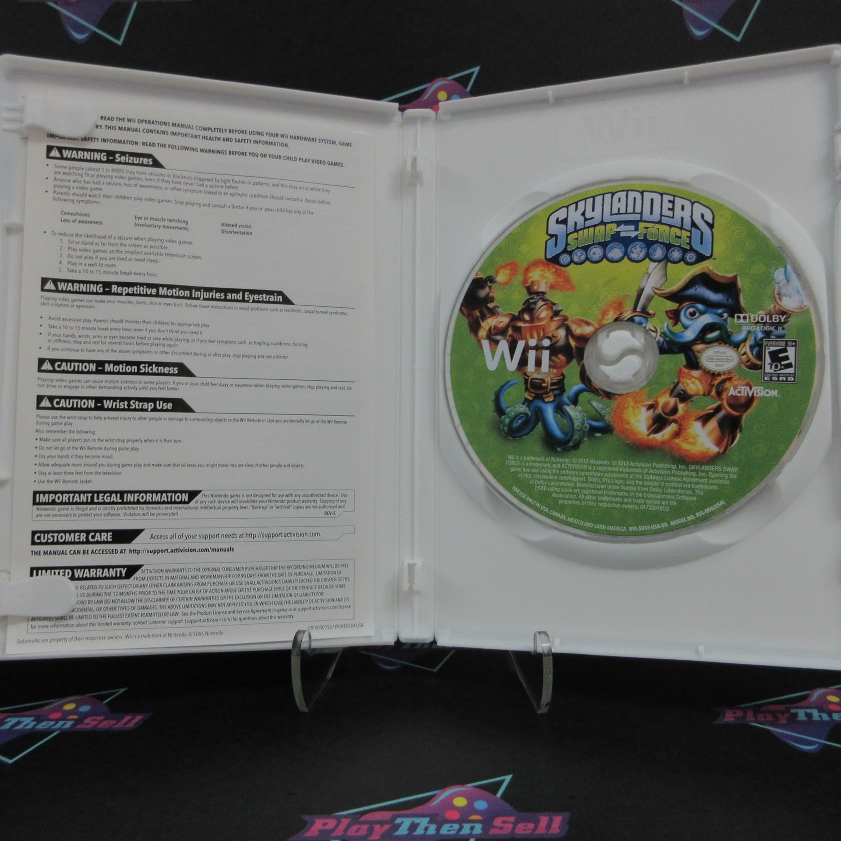 Skylanders Swap Force Nintendo Wii Complete - Excellent