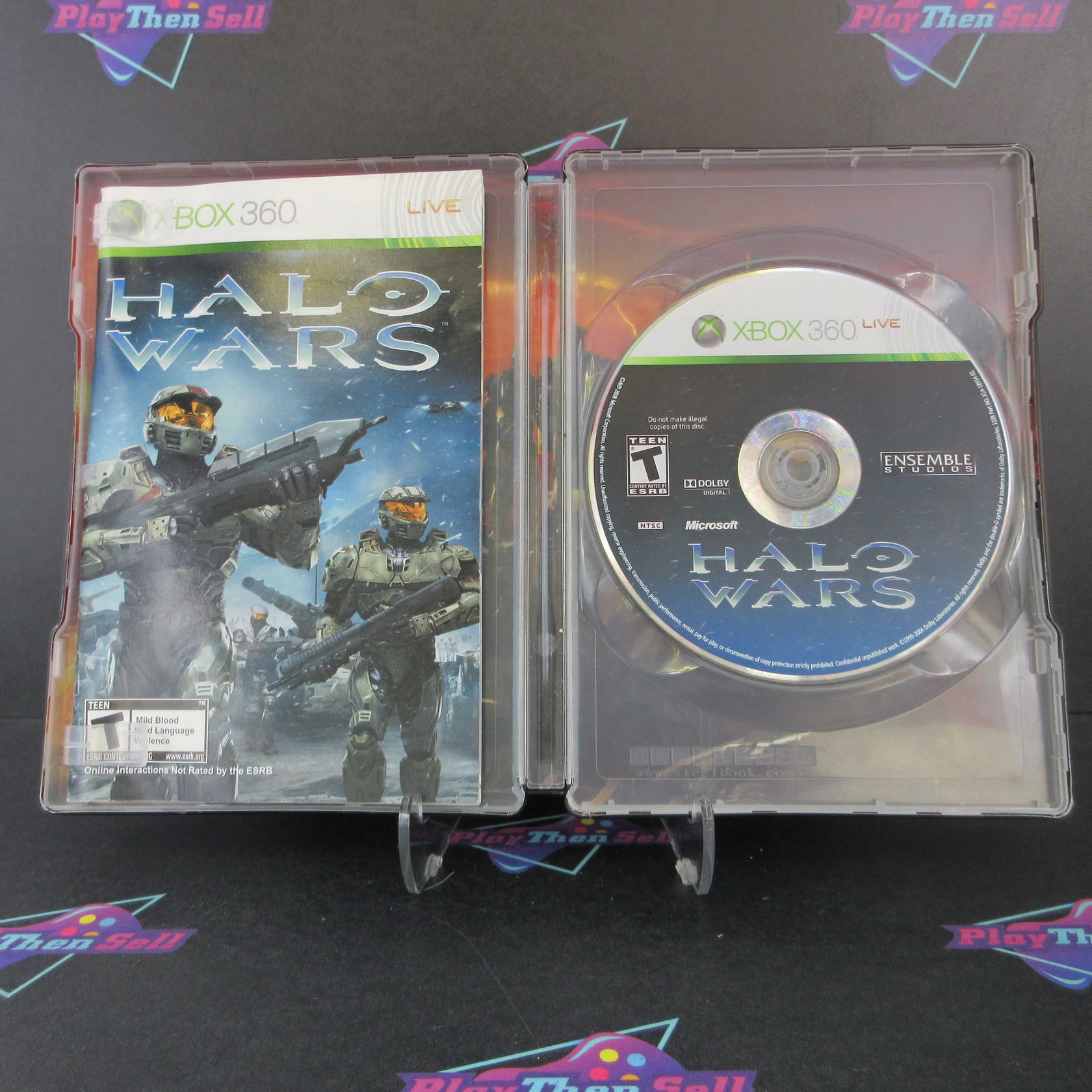 Halo Wars Limited Edition Steelbook Xbox 360 + Genesis Book / Patch - Refurbished