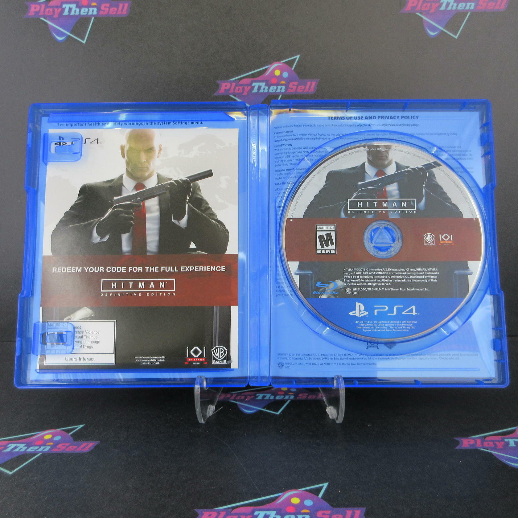 Hitman Definitive Edition PS4 PlayStation 4 Complete - Excellent