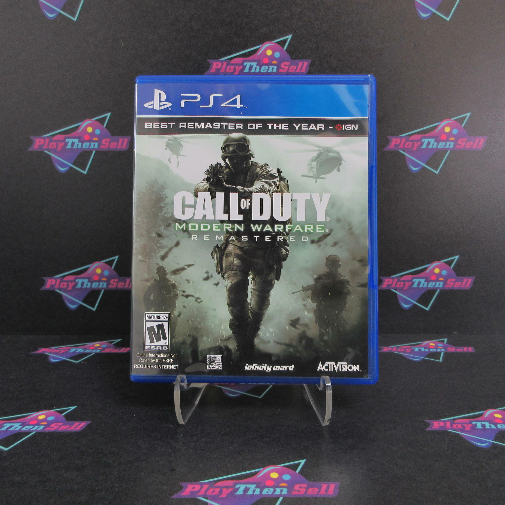 Call of Duty Modern Warfare Remastered PS4 PlayStation 4 Complete - Excellent