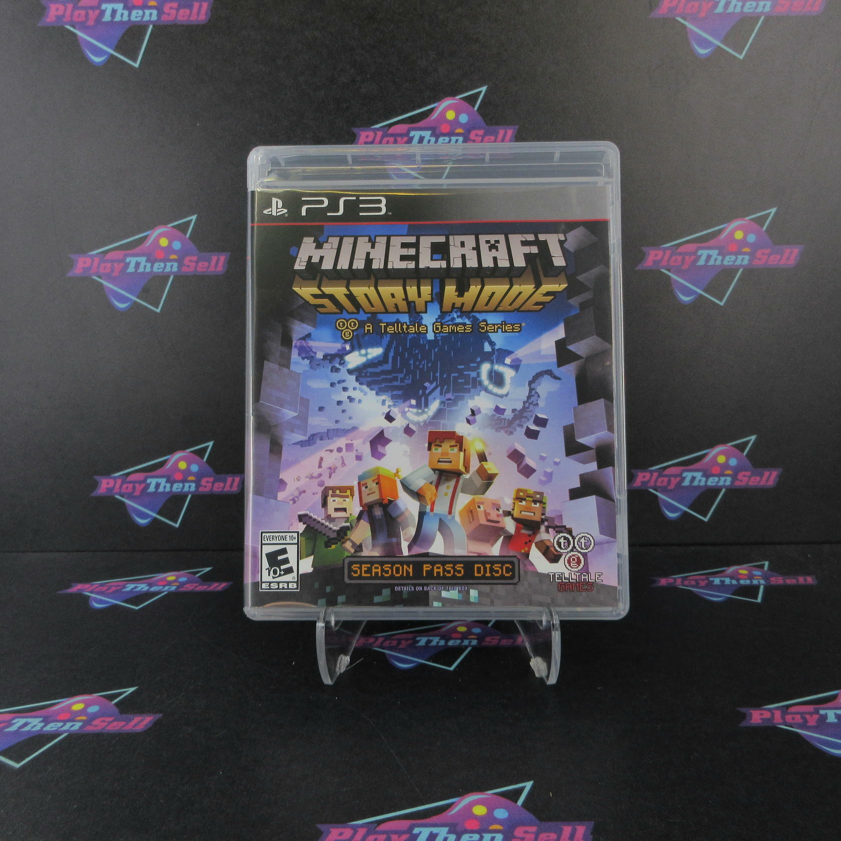 Minecraft Story Mode Season Pass Disc PS3 PlayStation 3 Complete - Excellent