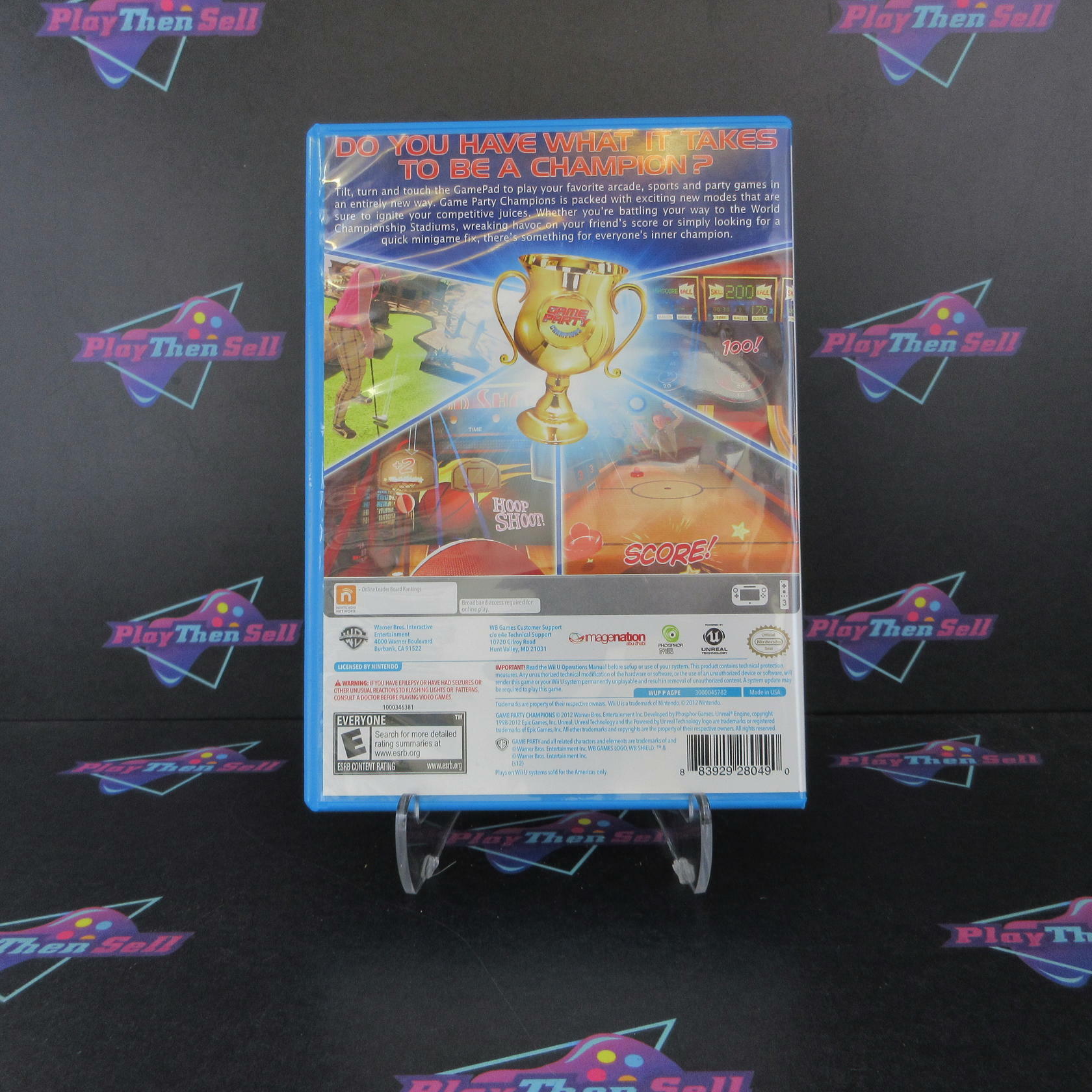 Game Party Champions Nintendo Wii U Complete - Refurbished