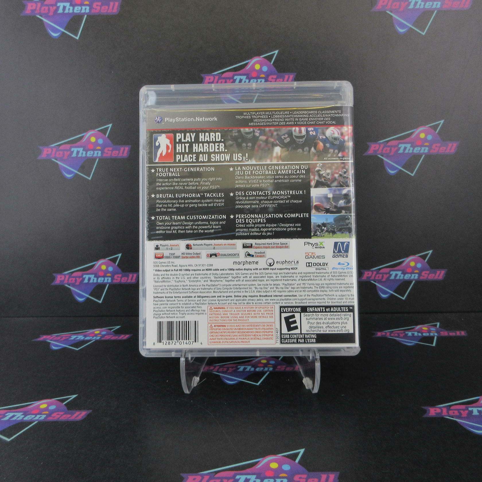 Backbreaker PS3 PlayStation 3 Complete - Excellent