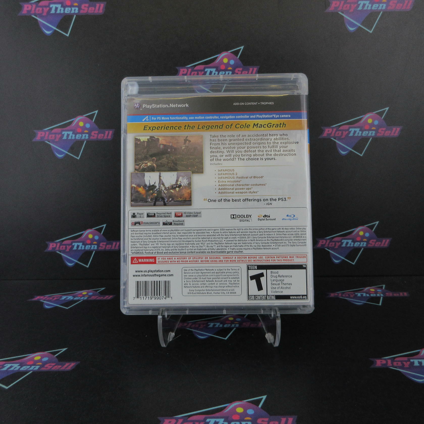 Infamous Collection PS3 PlayStation 3 Complete - Excellent