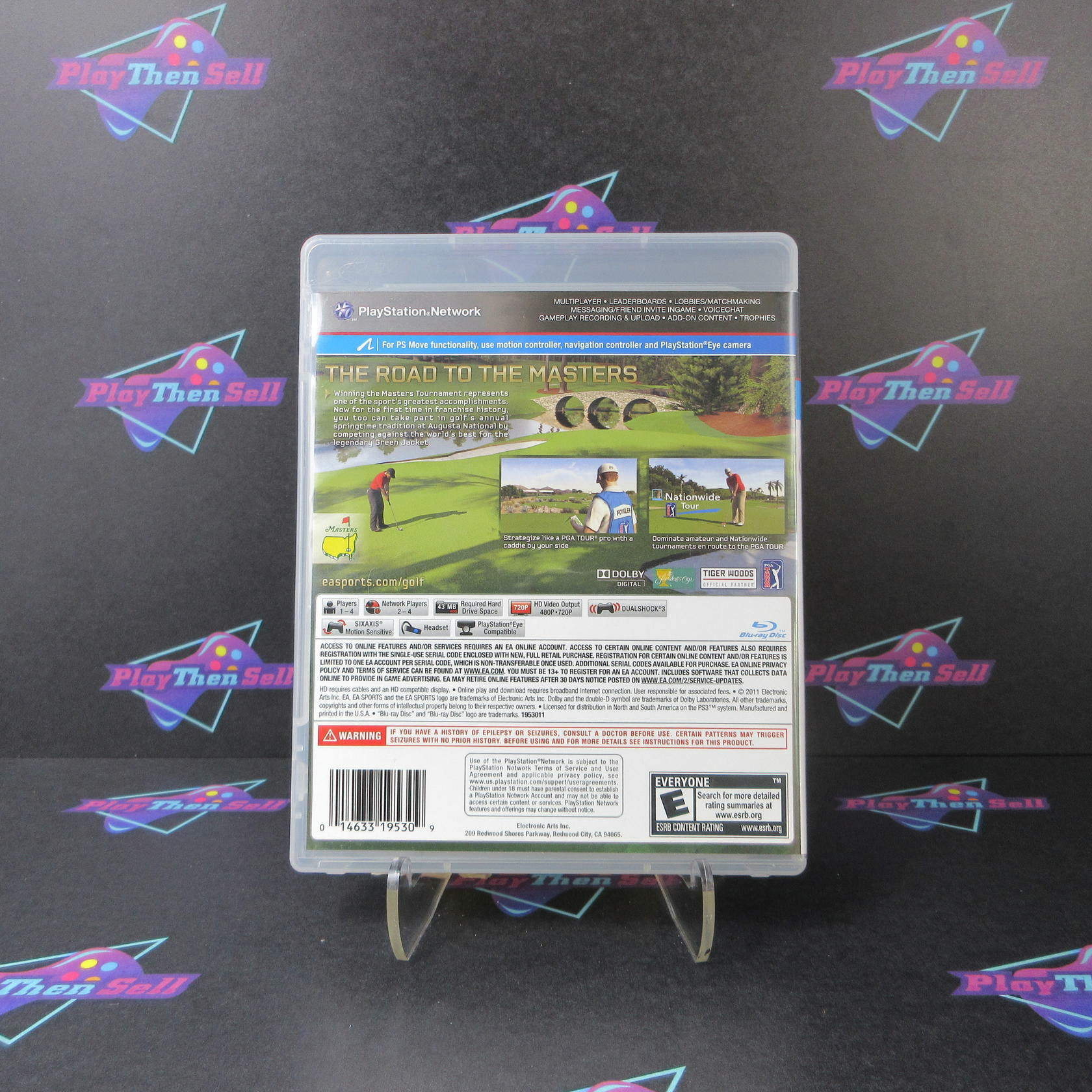 Tiger Woods PGA Tour 12 The Masters PS3 PlayStation 3 - Like New
