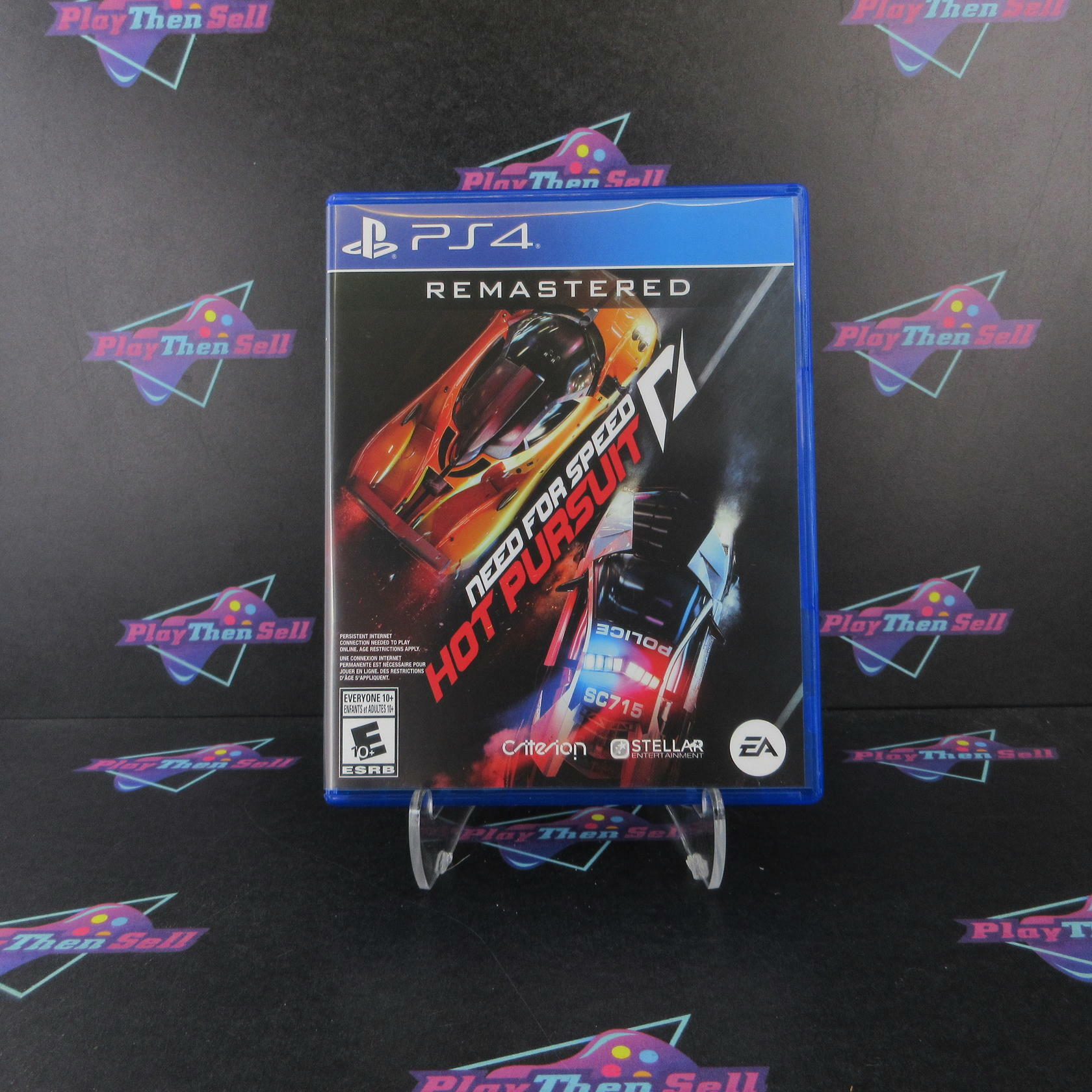 Need for Speed Hot Pursuit Remastered PS4 PlayStation 4 Complete - Excellent