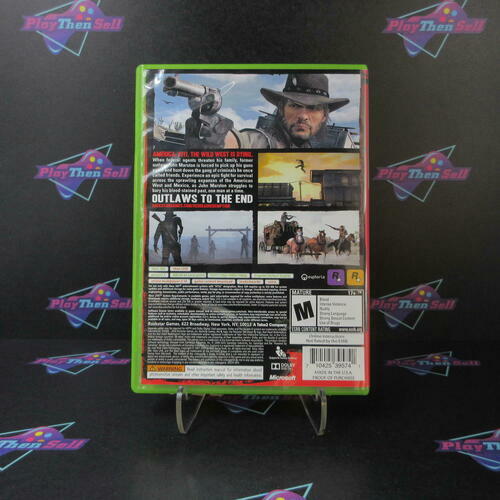 Red Dead Redemption Xbox 360 Platinum Hits + Map - Like New