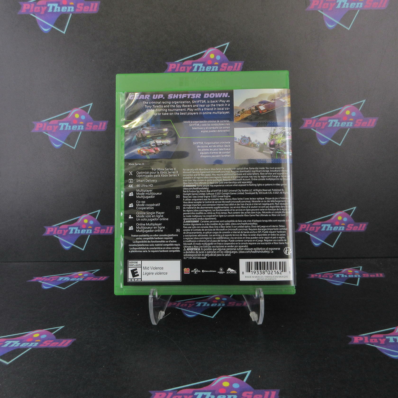 Fast & Furious Spy Racers Rise of SH1FT3R Xbox One Complete - Excellent