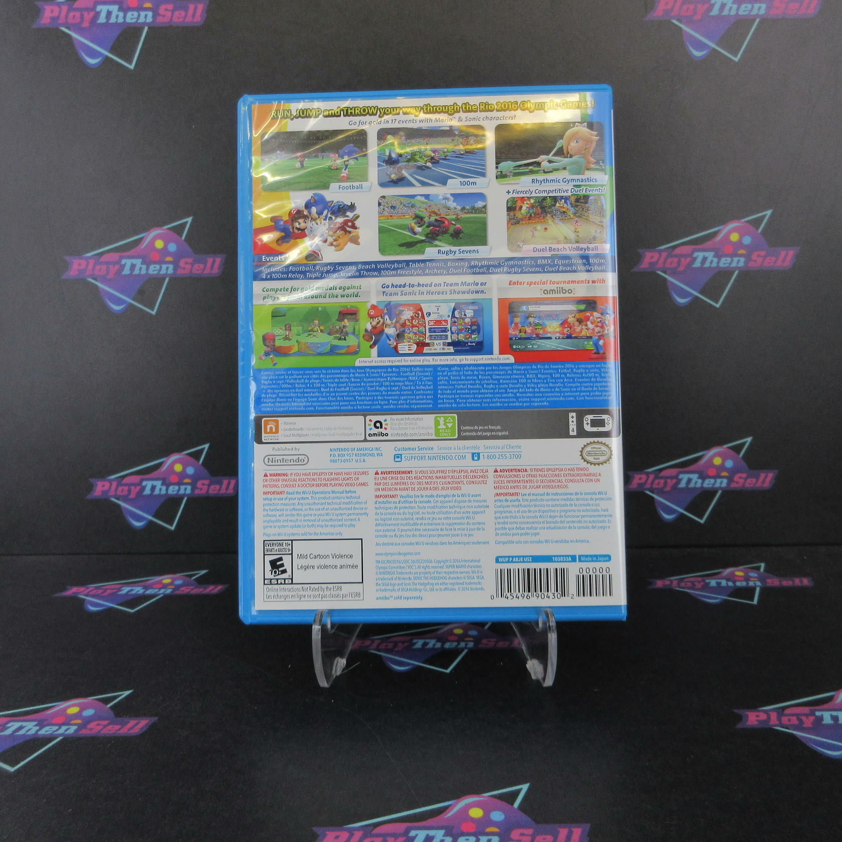 Mario & Sonic at the Rio 2016 Olympic Games Nintendo Wii U Complete - Refurbished