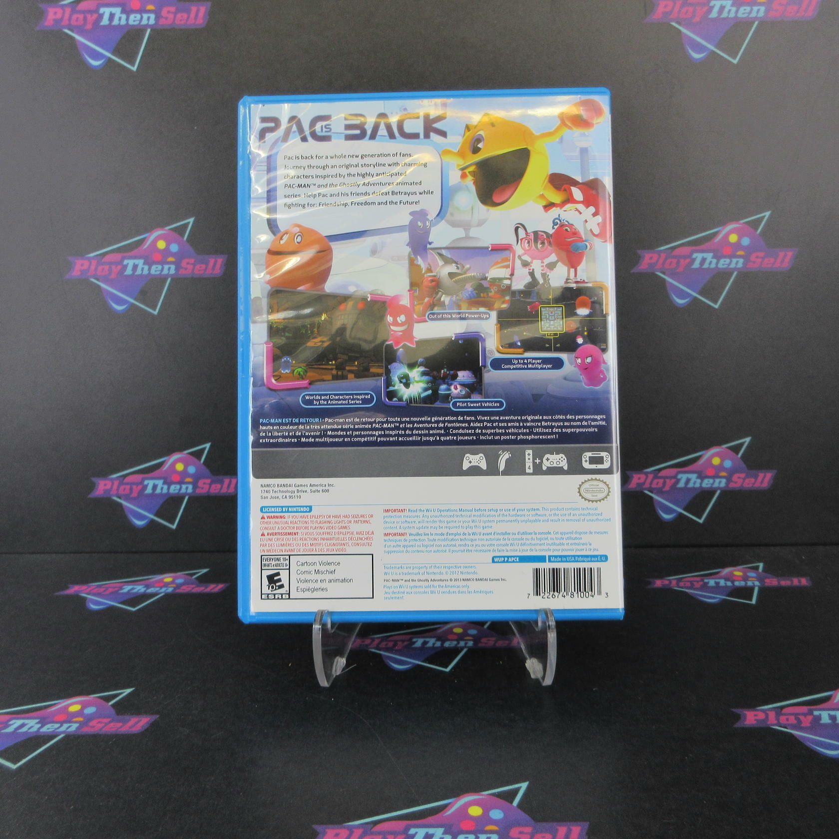 Pac-Man and the Ghostly Adventures Nintendo Wii U Complete - Refurbished