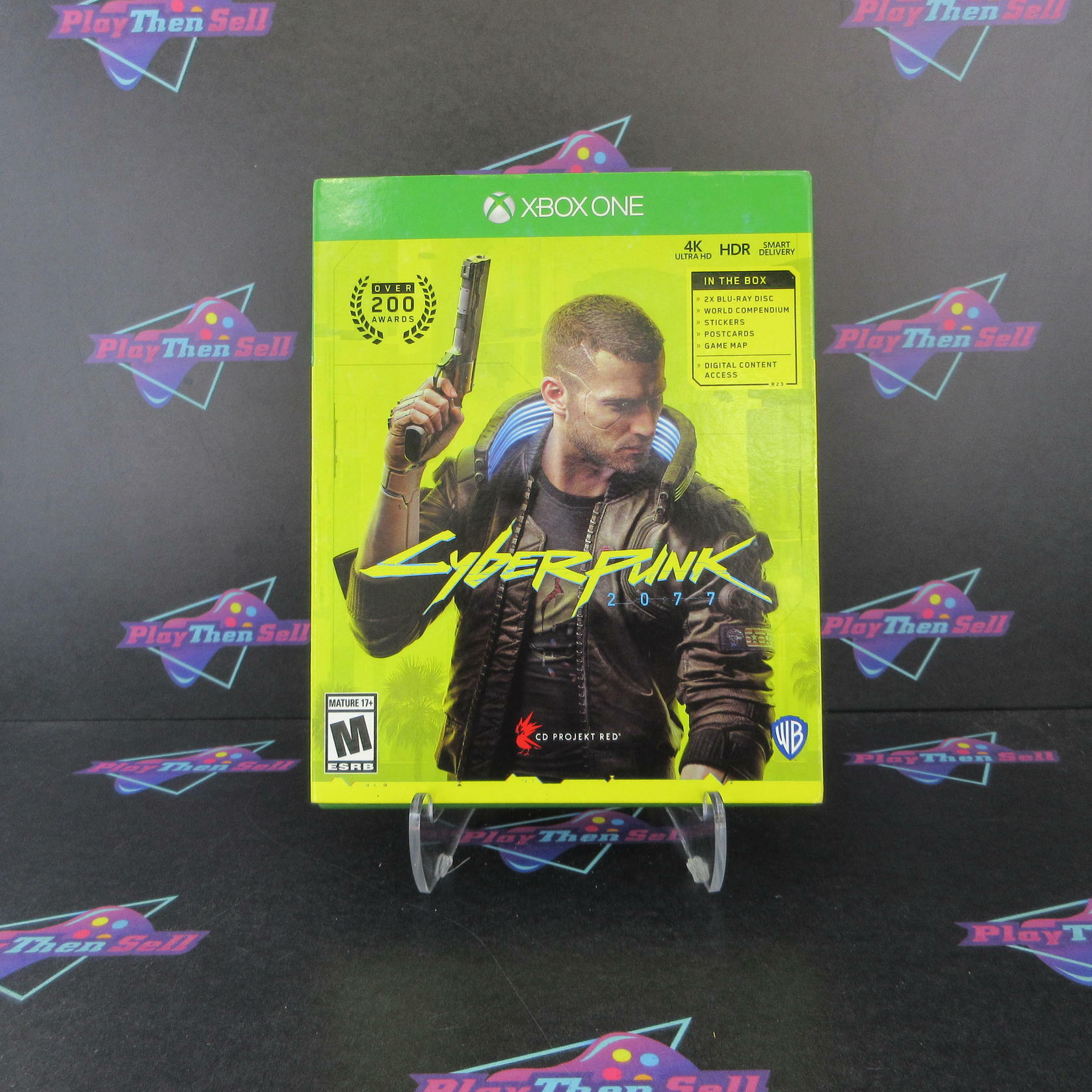Cyberpunk 2077 Xbox One + Sleeve/Stickers/Map Complete - Excellent