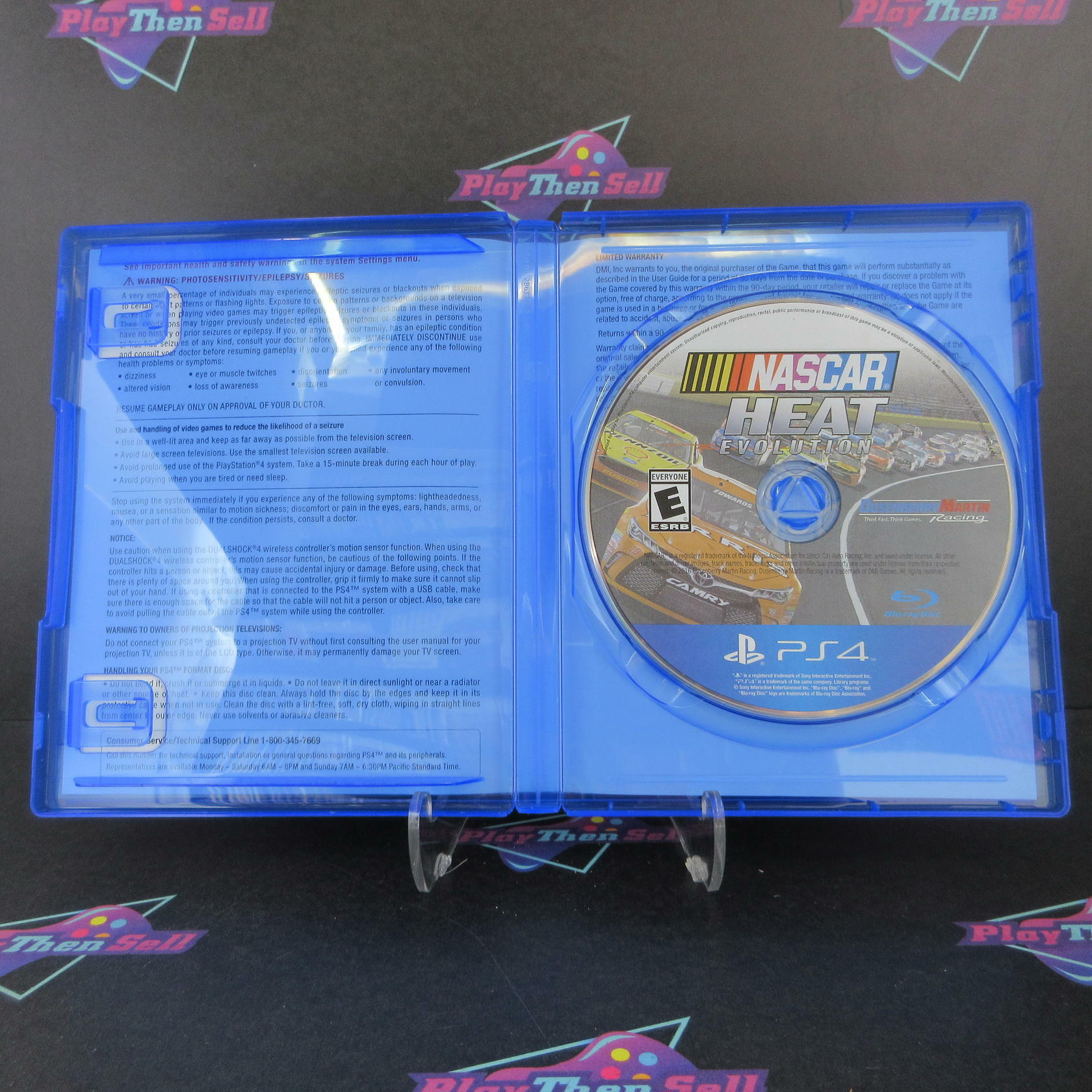 NASCAR Heat Evolution PS4 PlayStation 4 Complete - Excellent