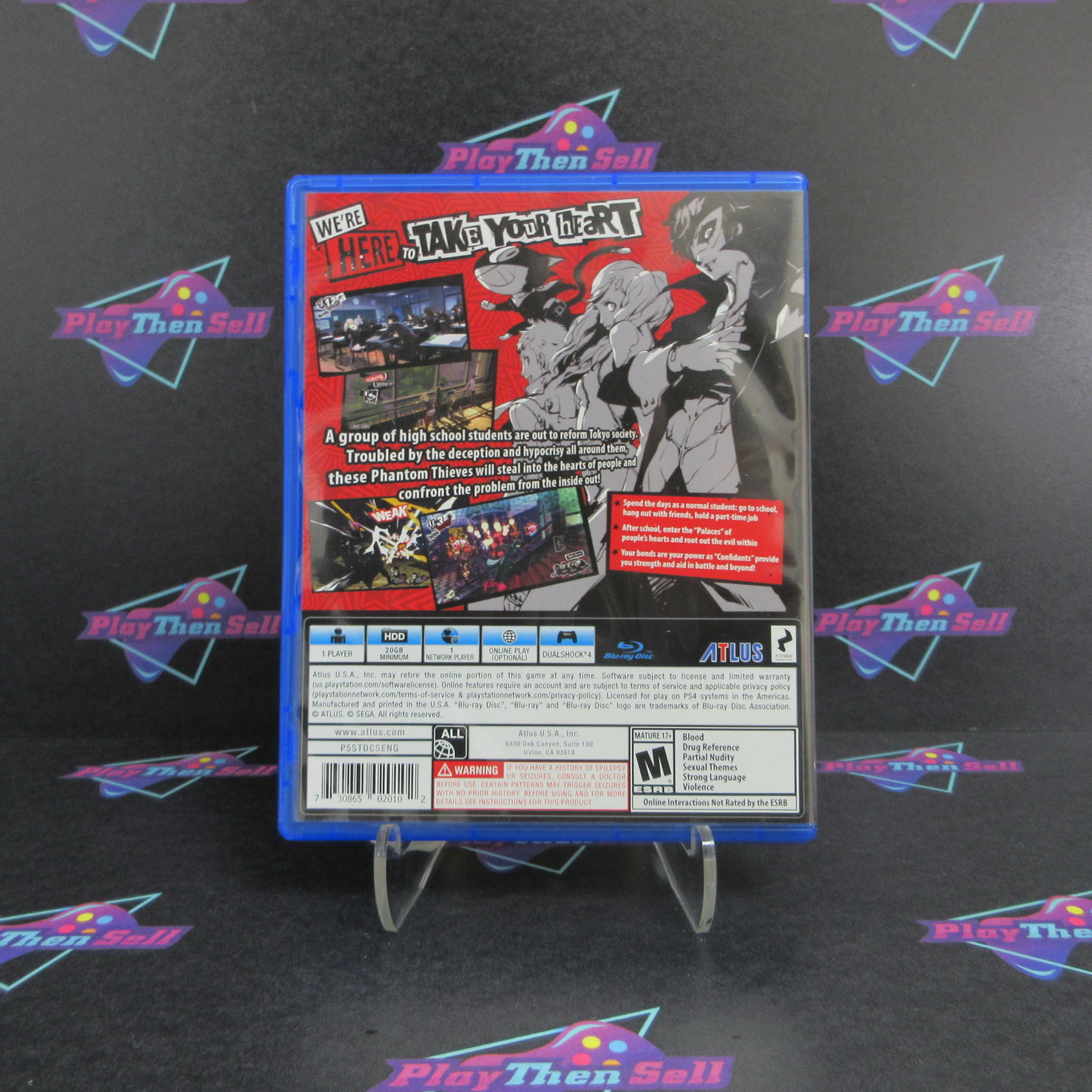 Persona 5 PS4 PlayStation 4 Complete - Excellent