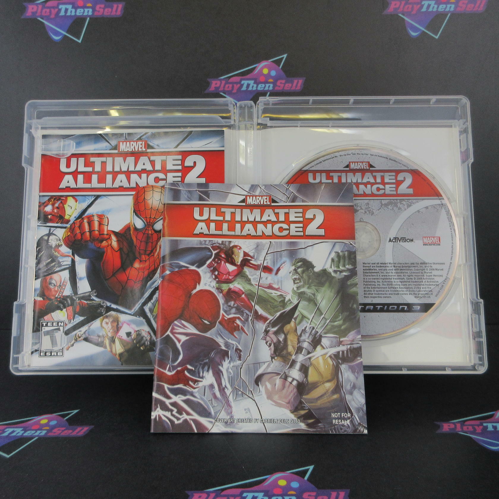 Marvel Ultimate Alliance 2 PS3 PlayStation 3 + Comic Complete - Excellent