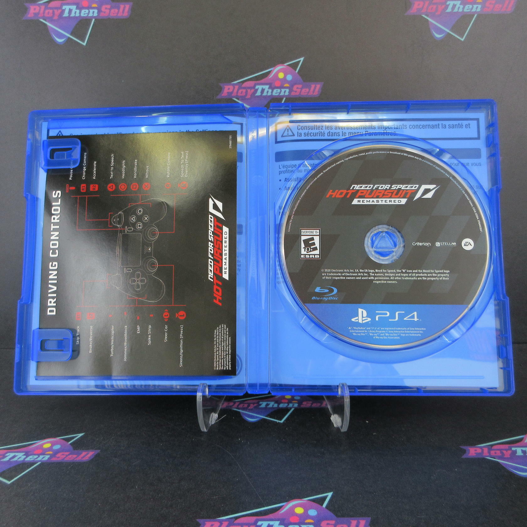 Need for Speed Hot Pursuit Remastered PS4 PlayStation 4 Complete - Excellent