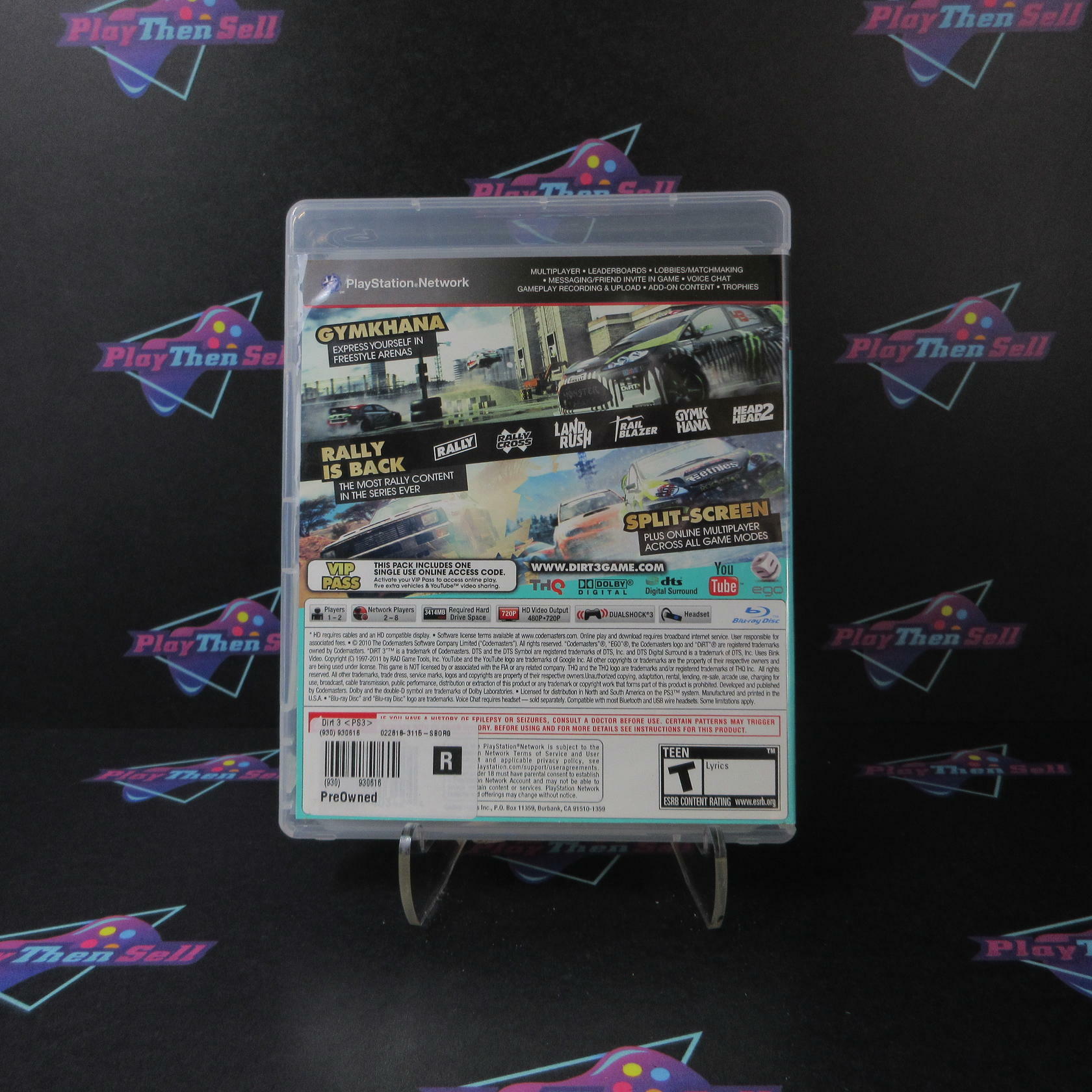 Dirt 3 PS3 PlayStation 3 Complete - Excellent