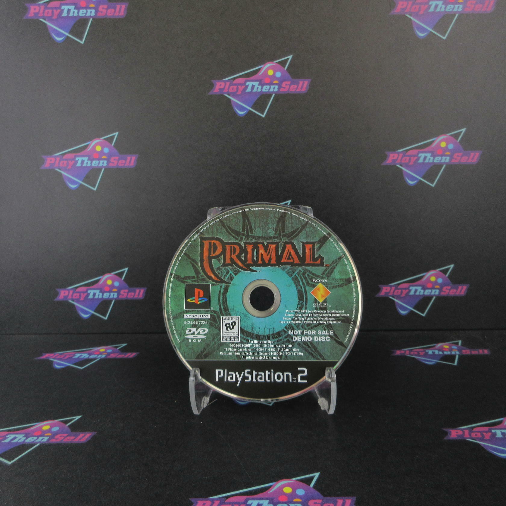 Primal Demo Disc PS2 PlayStation 2 In Sleeve - Like New
