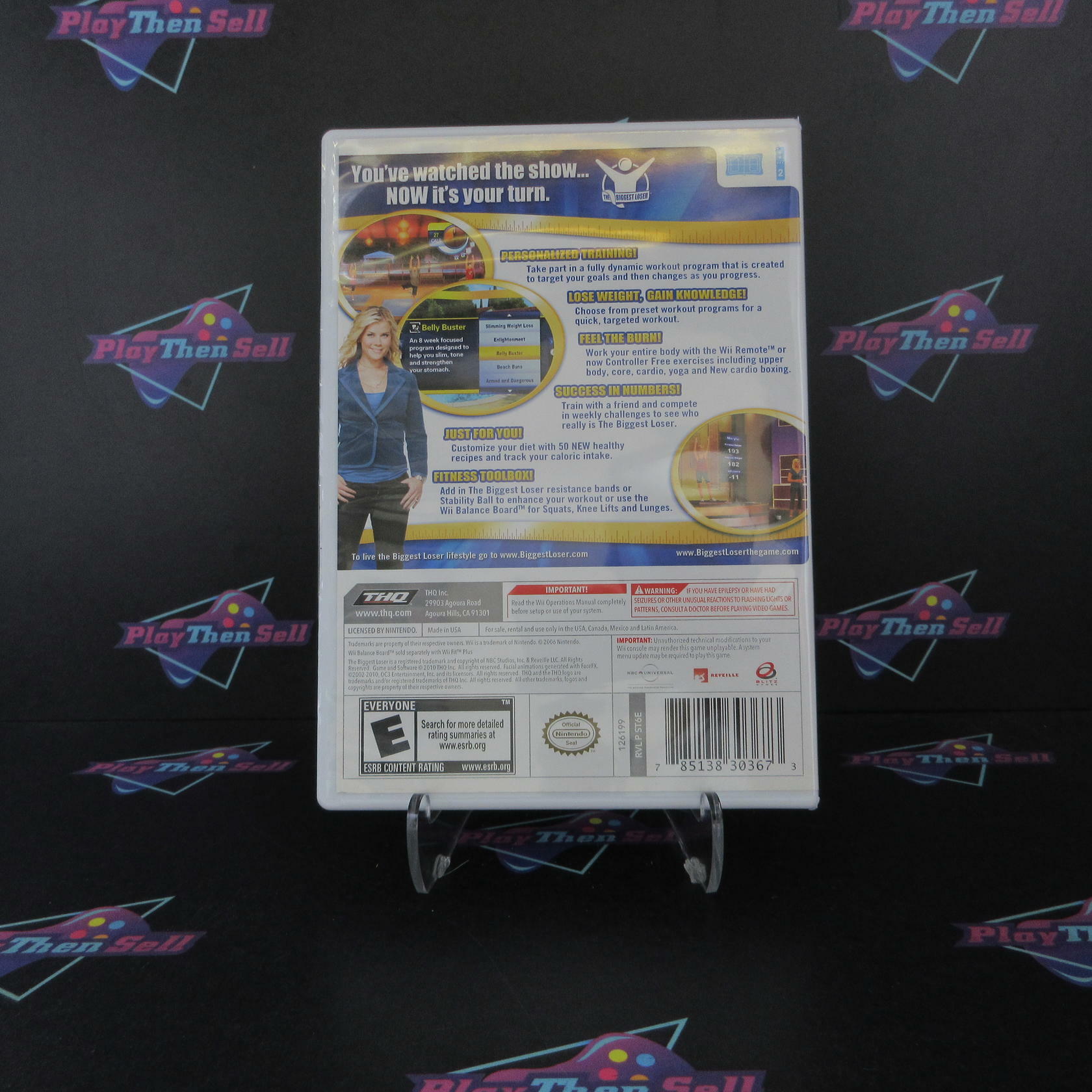 The Biggest Loser Challenge Nintendo Wii Complete - Excellent