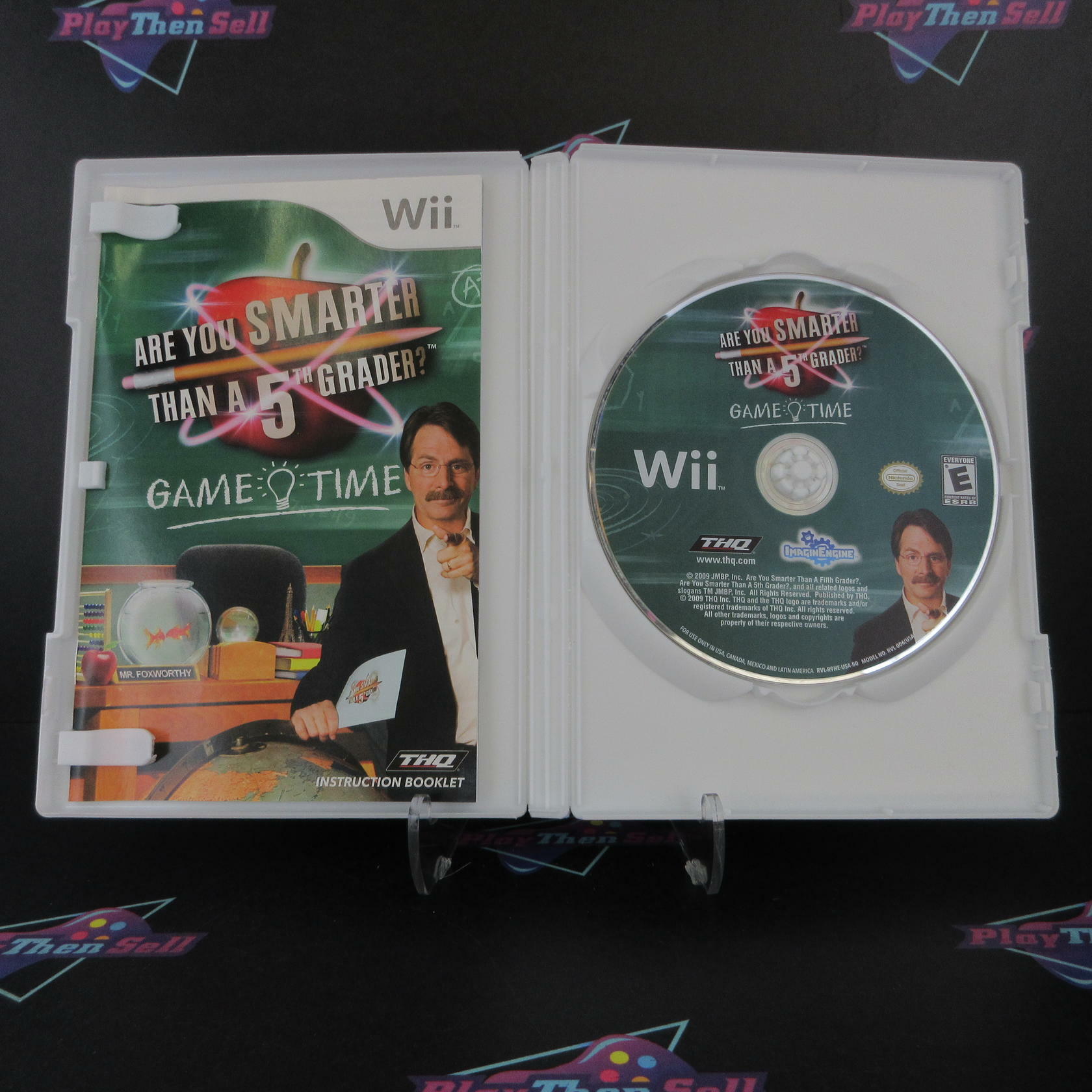 Are You Smarter Than a 5th Grader Game Time Nintendo Wii Complete - Excellent