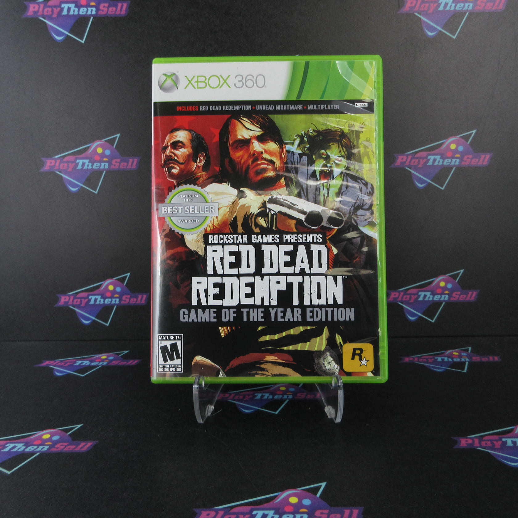 Red Dead Redemption GOTY Edition Xbox 360 + Map Complete - Excellent