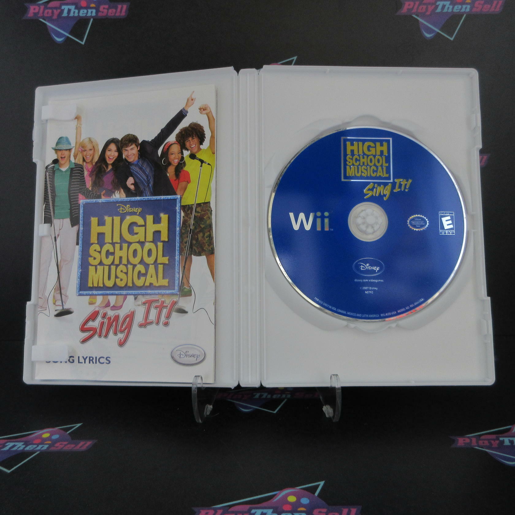 High School Musical Sing It Nintendo Wii + Reg Card / Poster CIB - Excellent