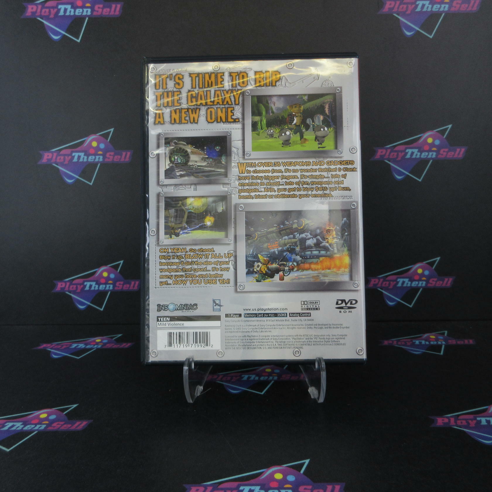 Ratchet & Clank PS2 PlayStation 2 GH Complete - Excellent