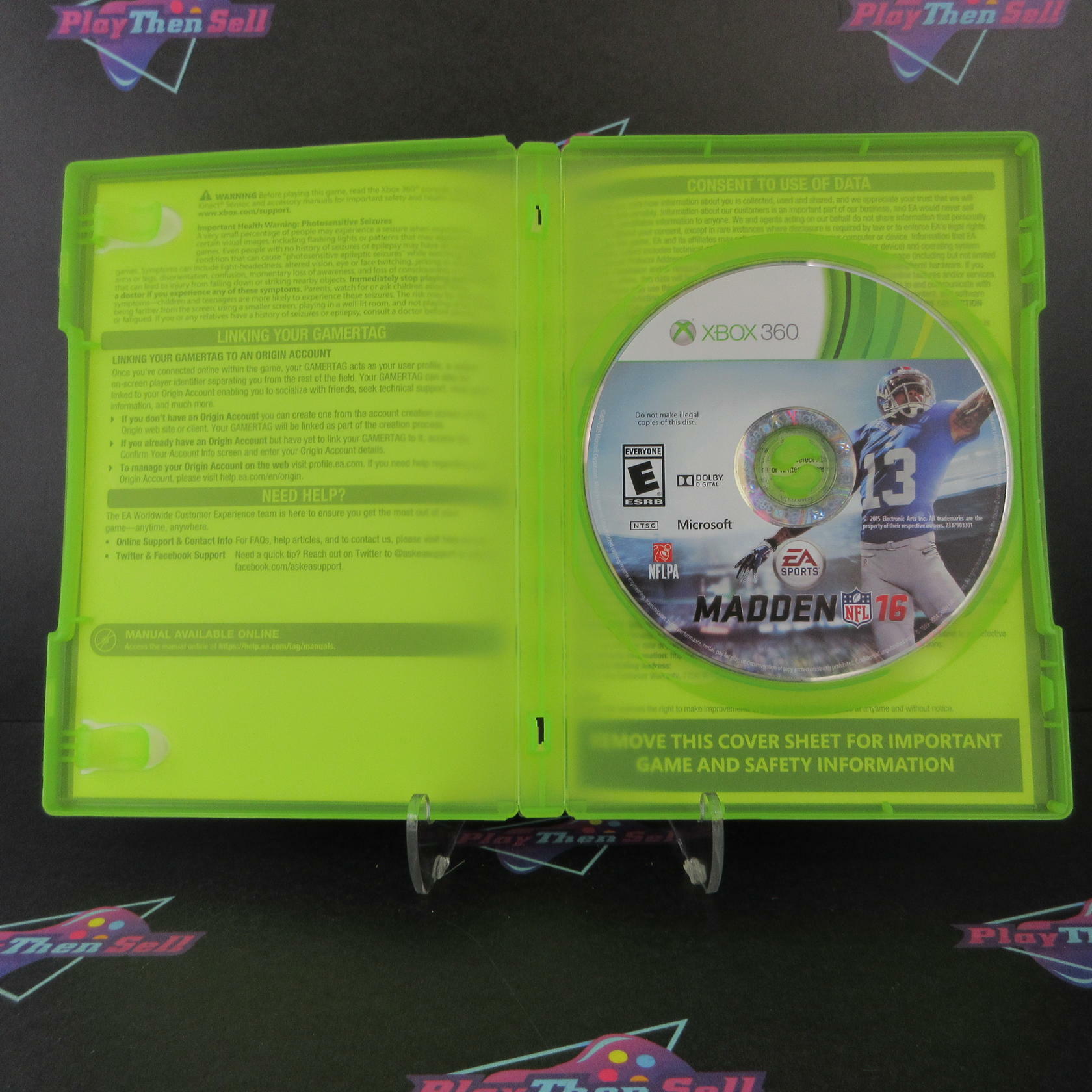 Madden NFL 16 Xbox 360 Complete - Excellent